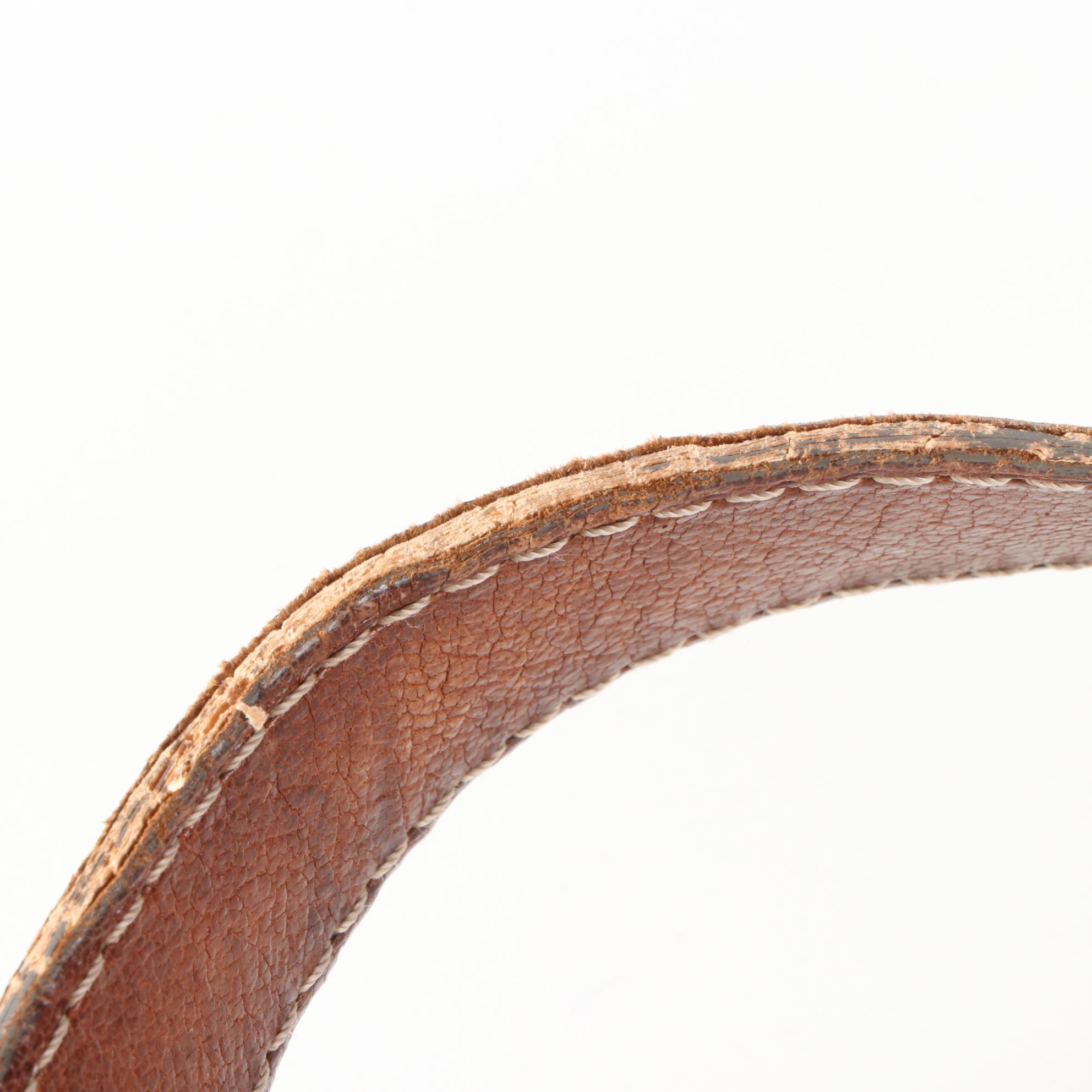 Chloé Leather Heloise Braided Handle Satchel