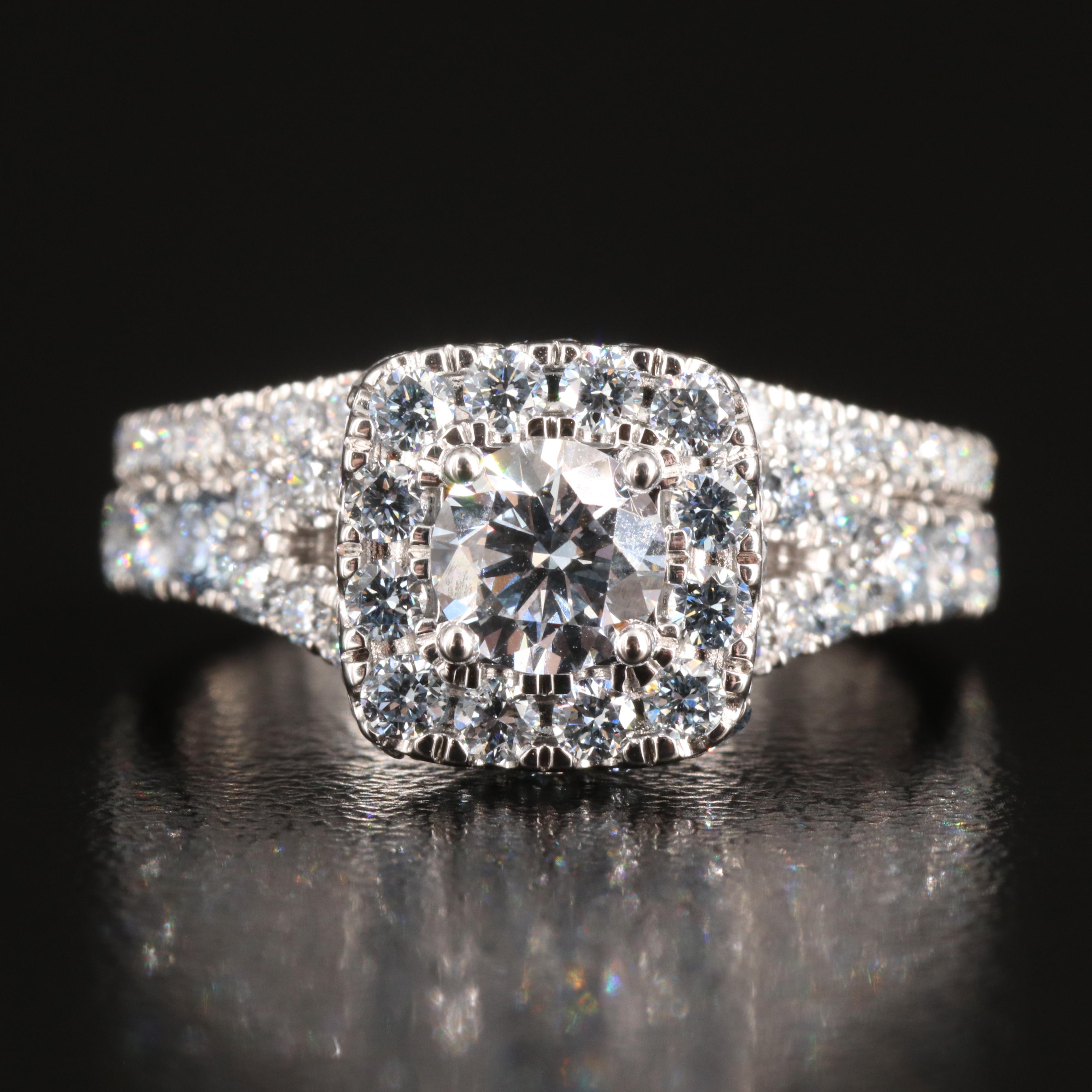 14K 2.01 CTW Lab Grown Diamond Ring Set