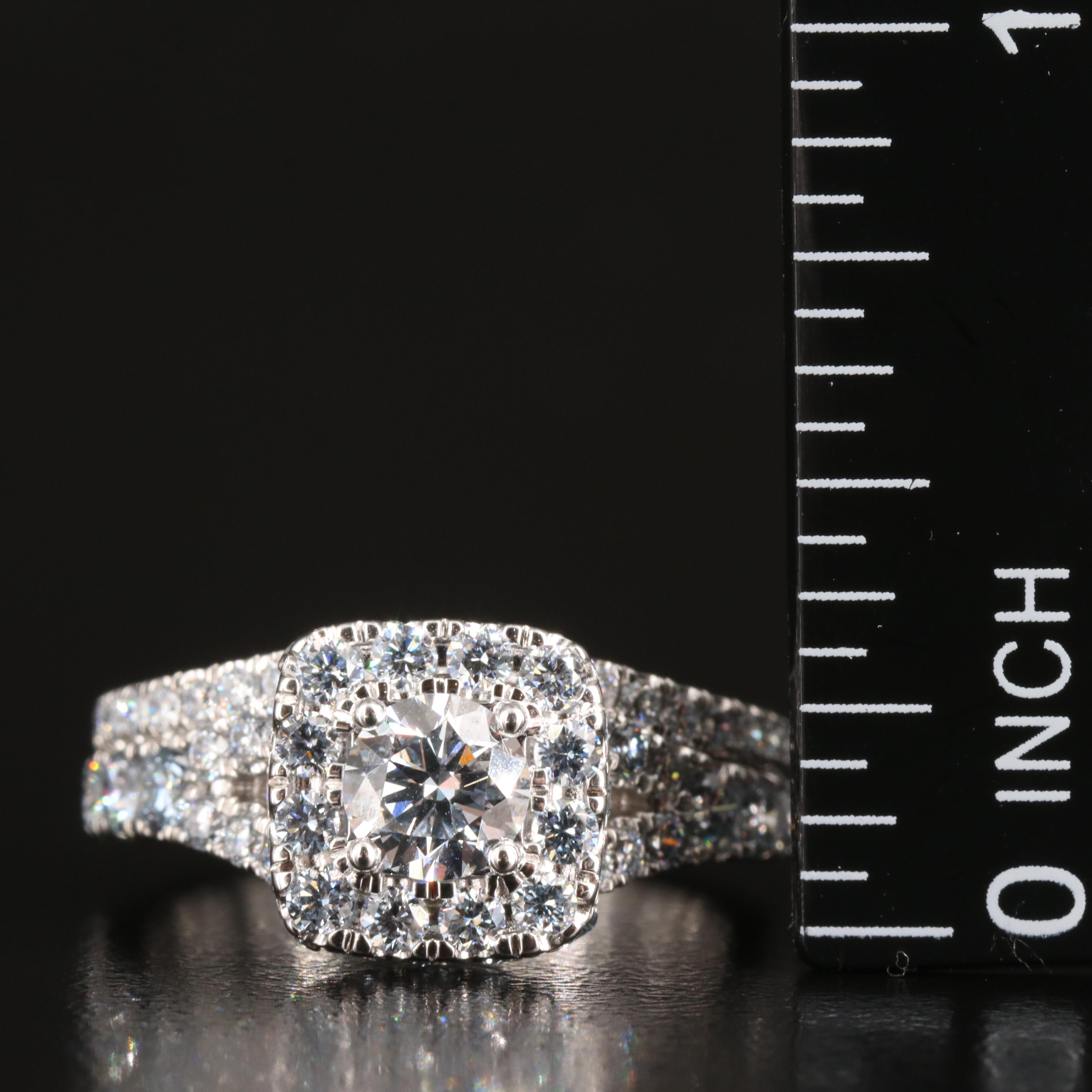 14K 2.01 CTW Lab Grown Diamond Ring Set