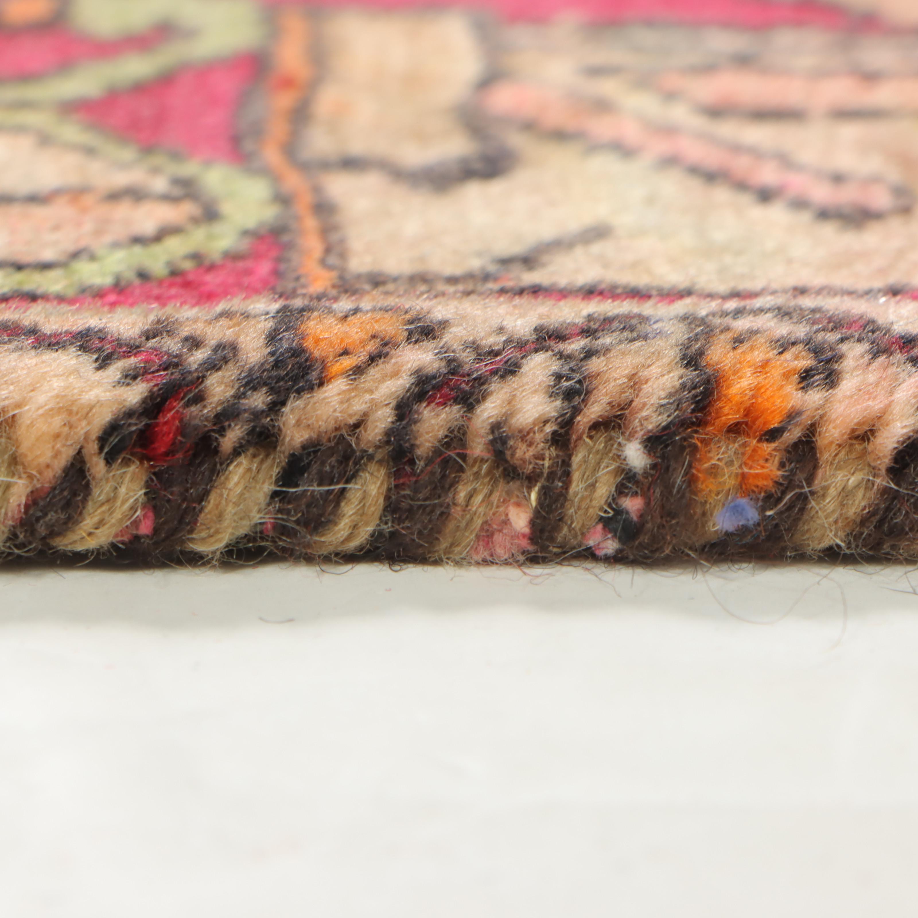 1'9 x 2' Hand-Knotted Persian Qashqai Floor Mat