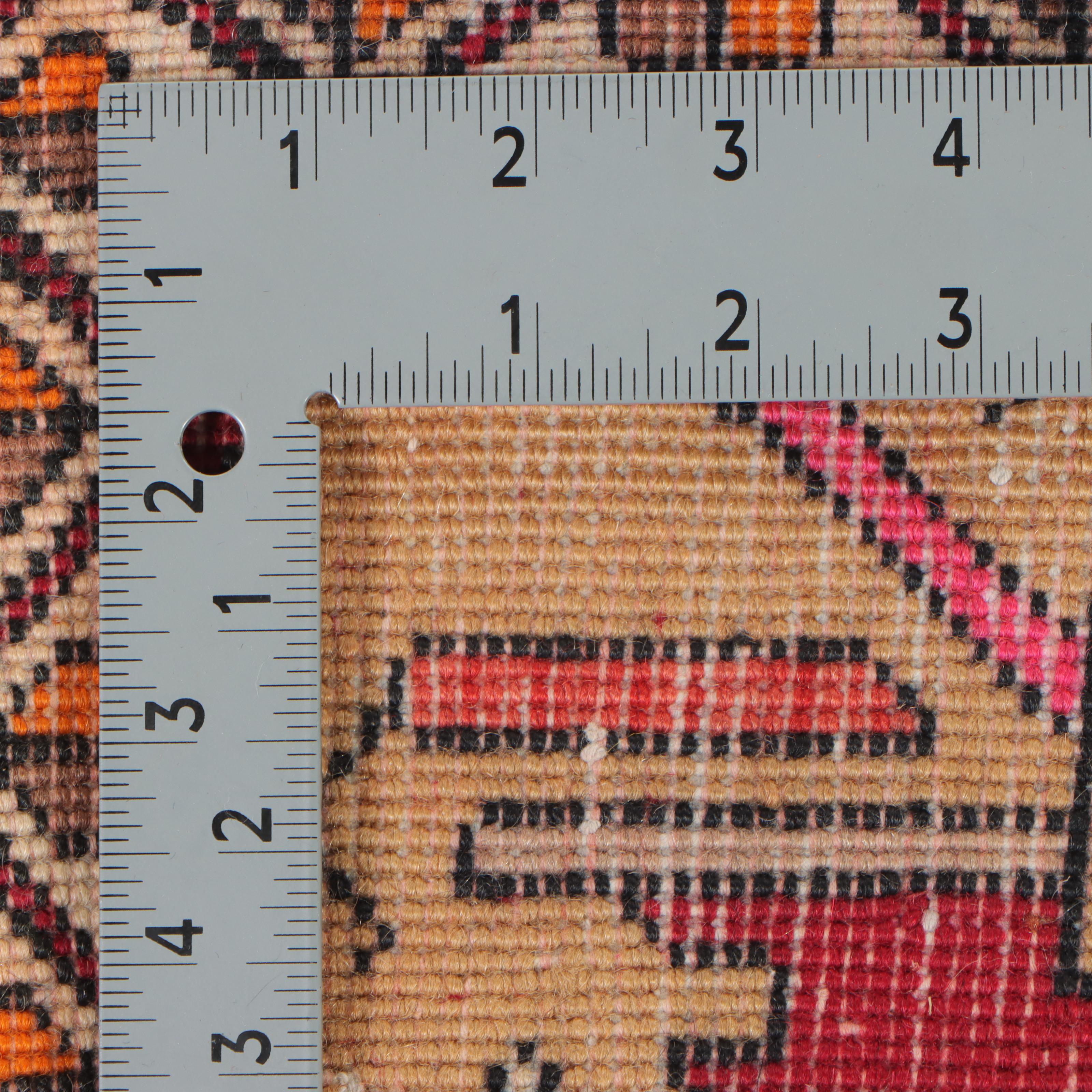 1'9 x 2' Hand-Knotted Persian Qashqai Floor Mat