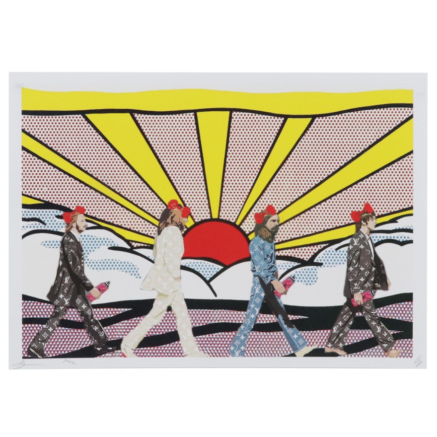 Death NYC Pop Art Graphic Print Featuring The Beatles, 2022