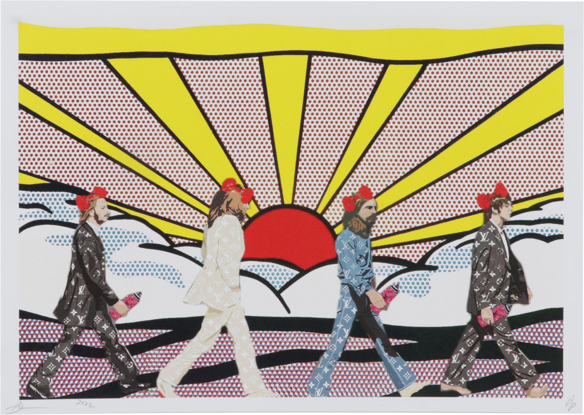 Death NYC Pop Art Graphic Print Featuring The Beatles, 2022