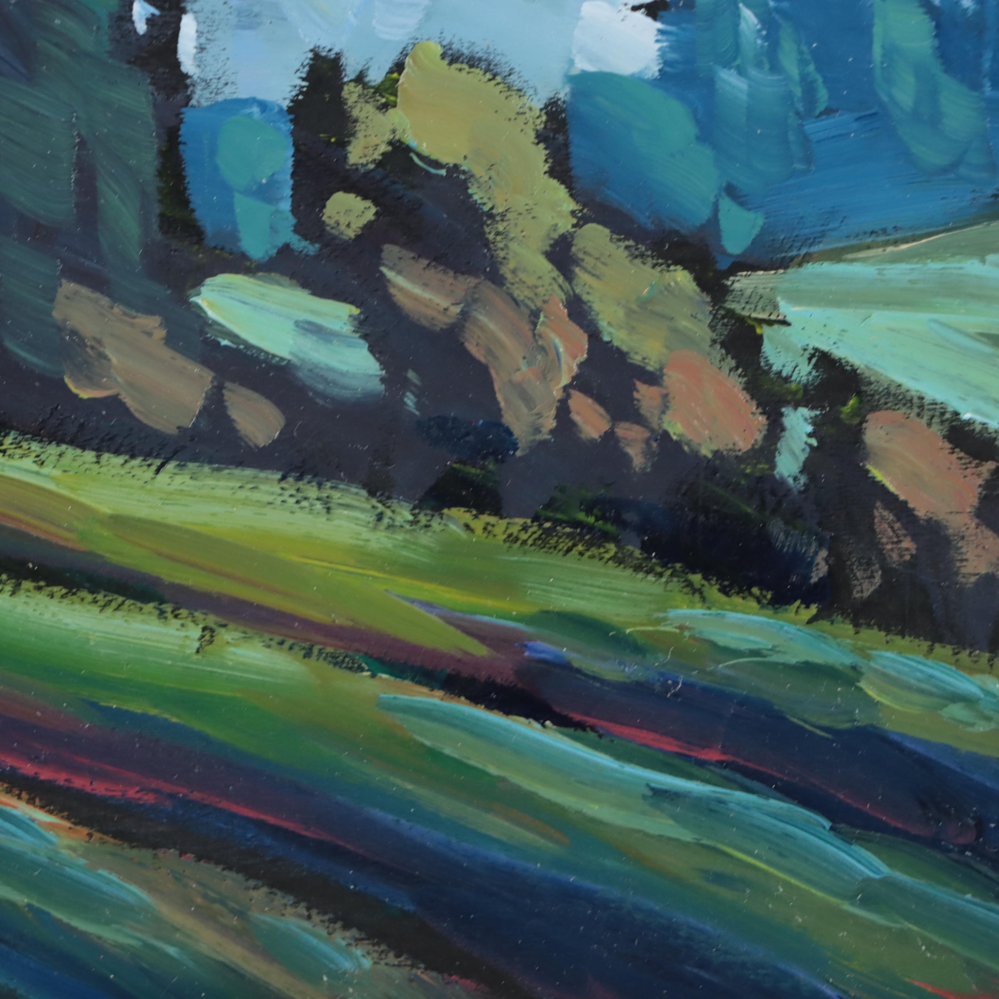 William Hawkins Landscape Oil Painting, 2023