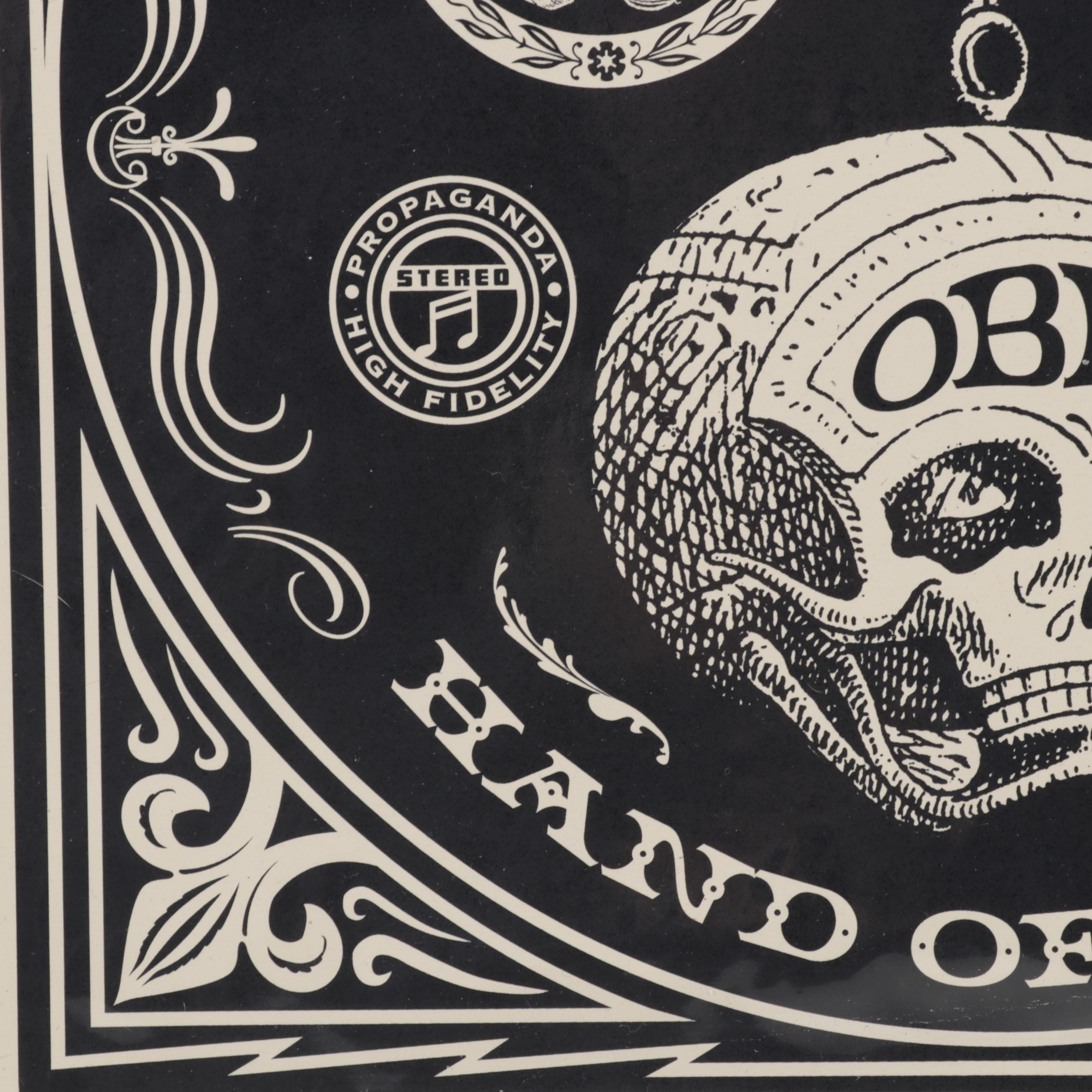 Shepard Fairey Serigraph "Hand Of Doom" Album Cover , 2010