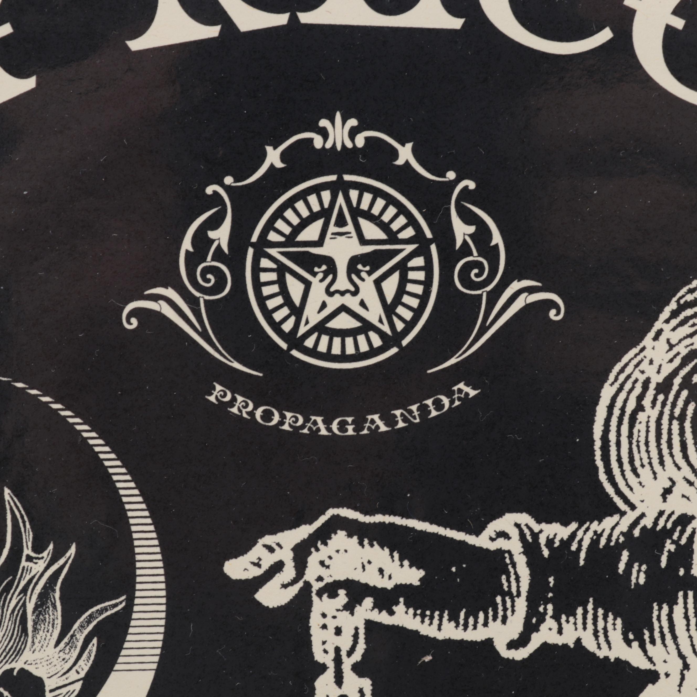 Shepard Fairey Serigraph "Hand Of Doom" Album Cover , 2010