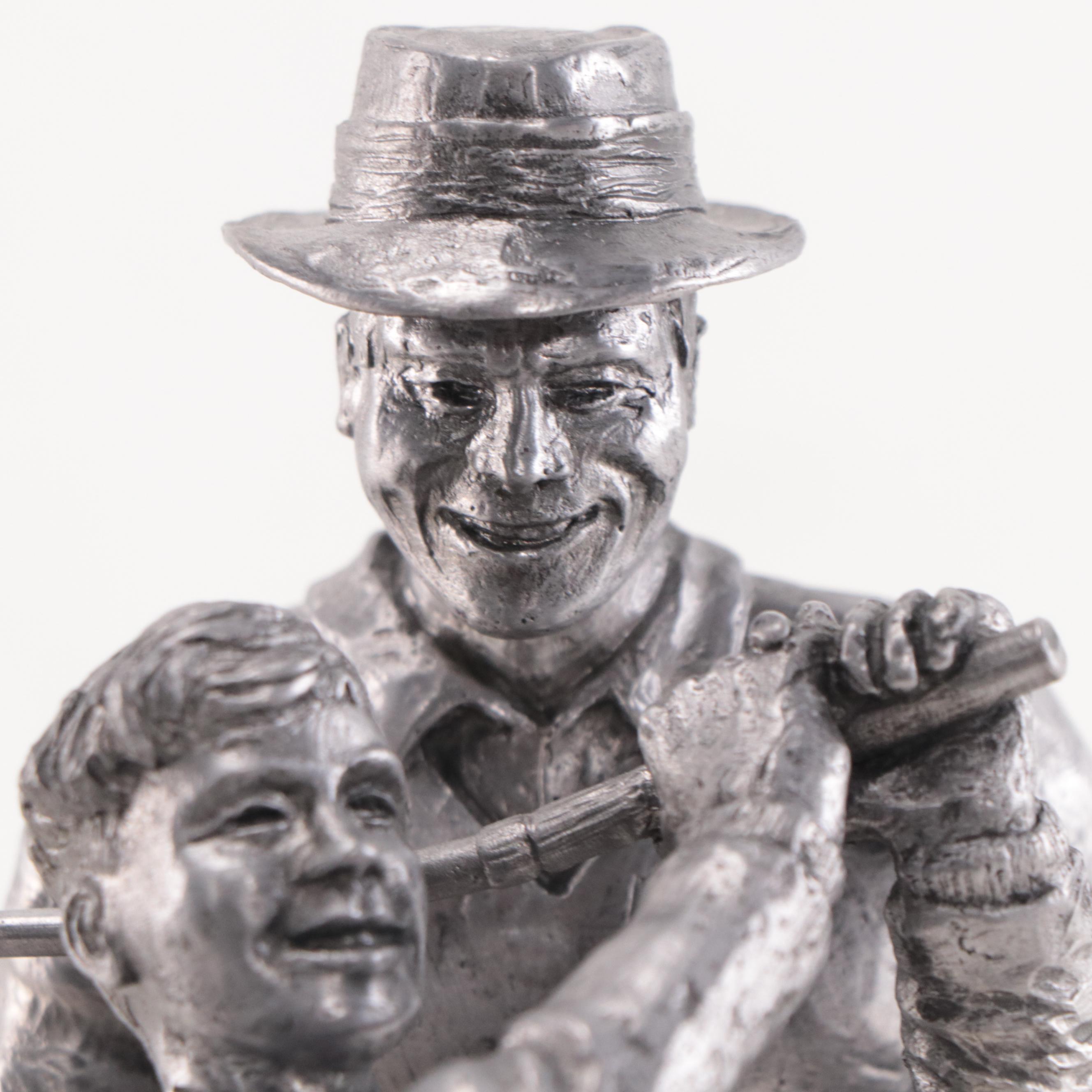 Sam Snead Signed "The Legend Lives" Pewter Sculpture by Michael Ricker, 1993