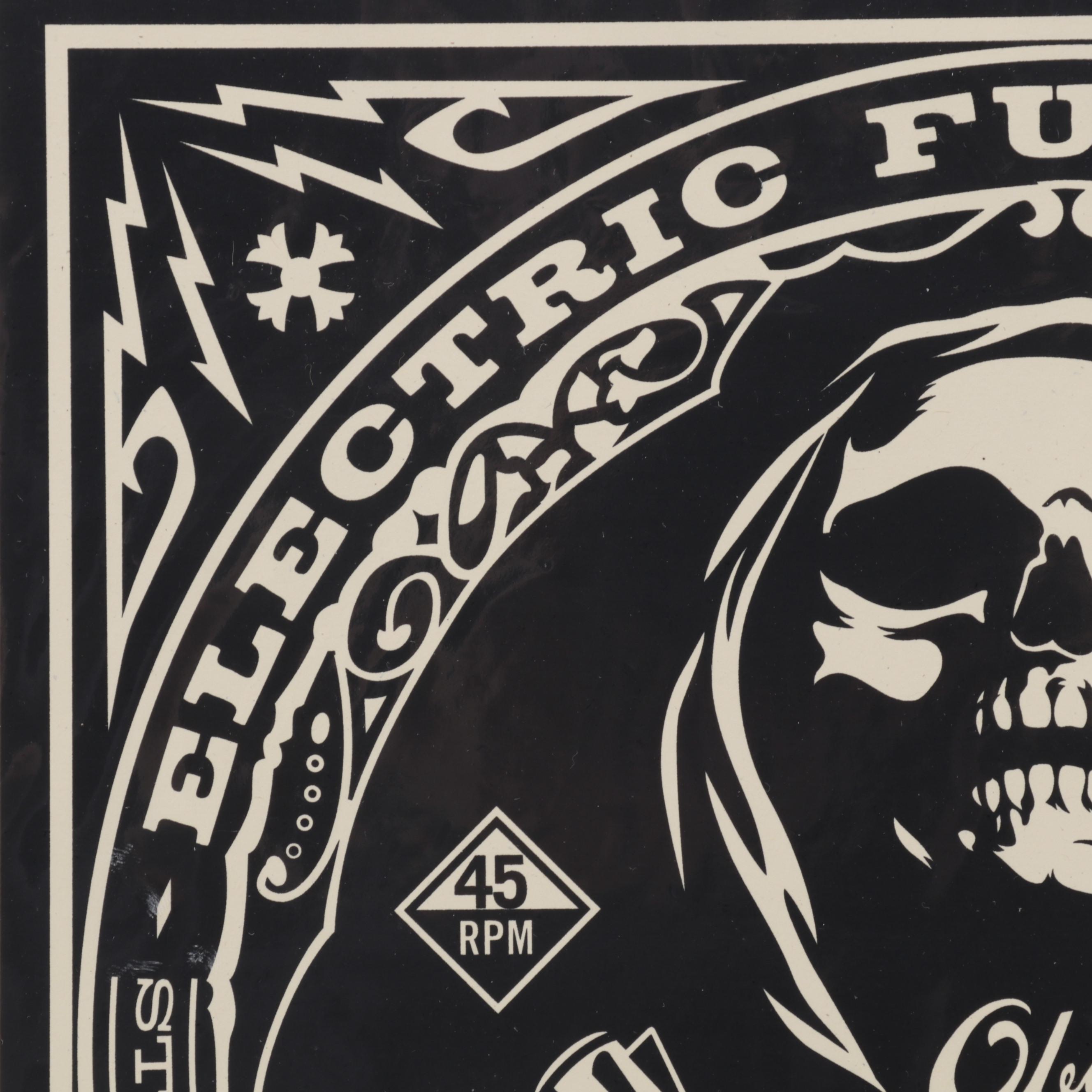 Shepard Fairey Serigraph "Electric Funeral Fire" Album Cover , 2013