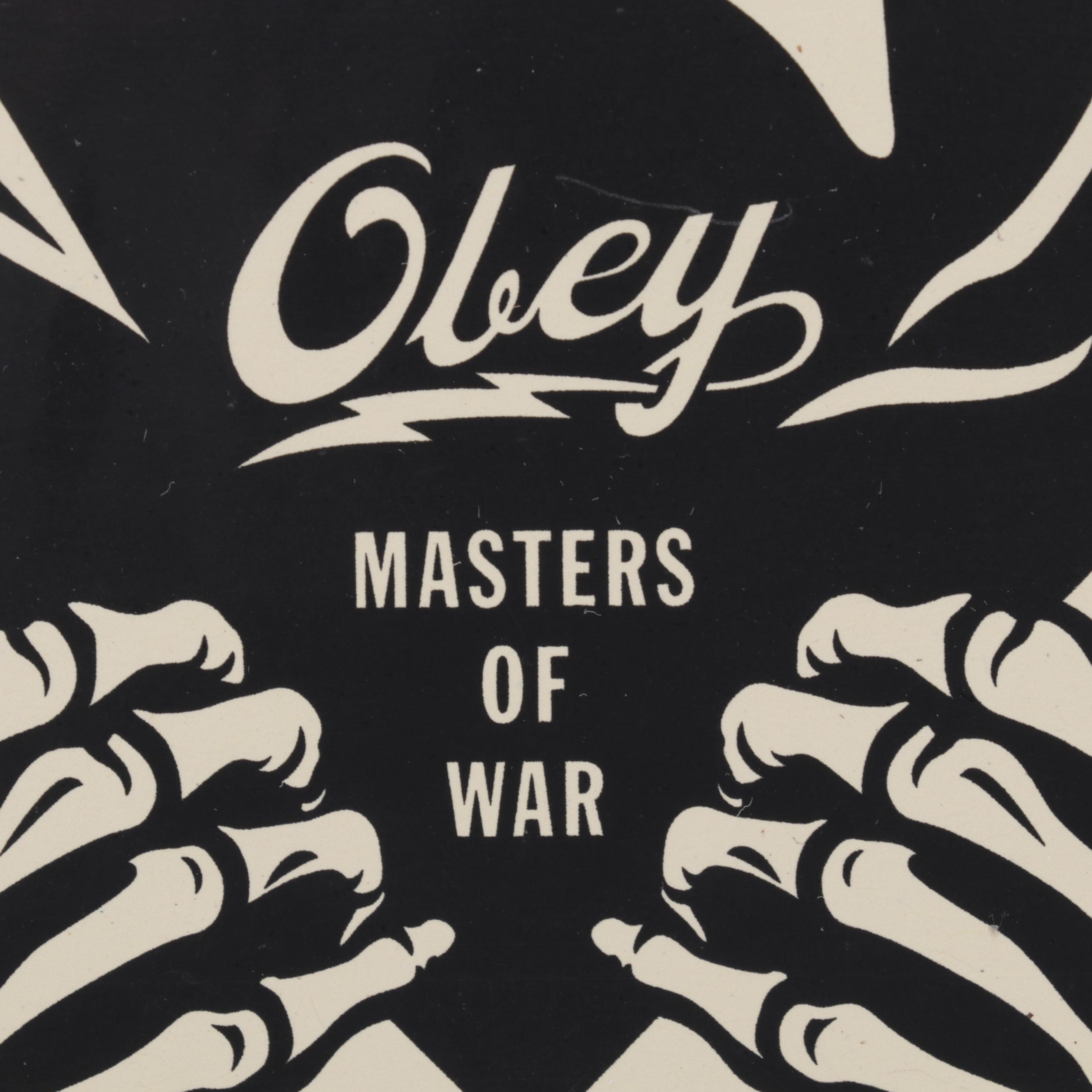 Shepard Fairey Serigraph "Electric Funeral Fire" Album Cover , 2013