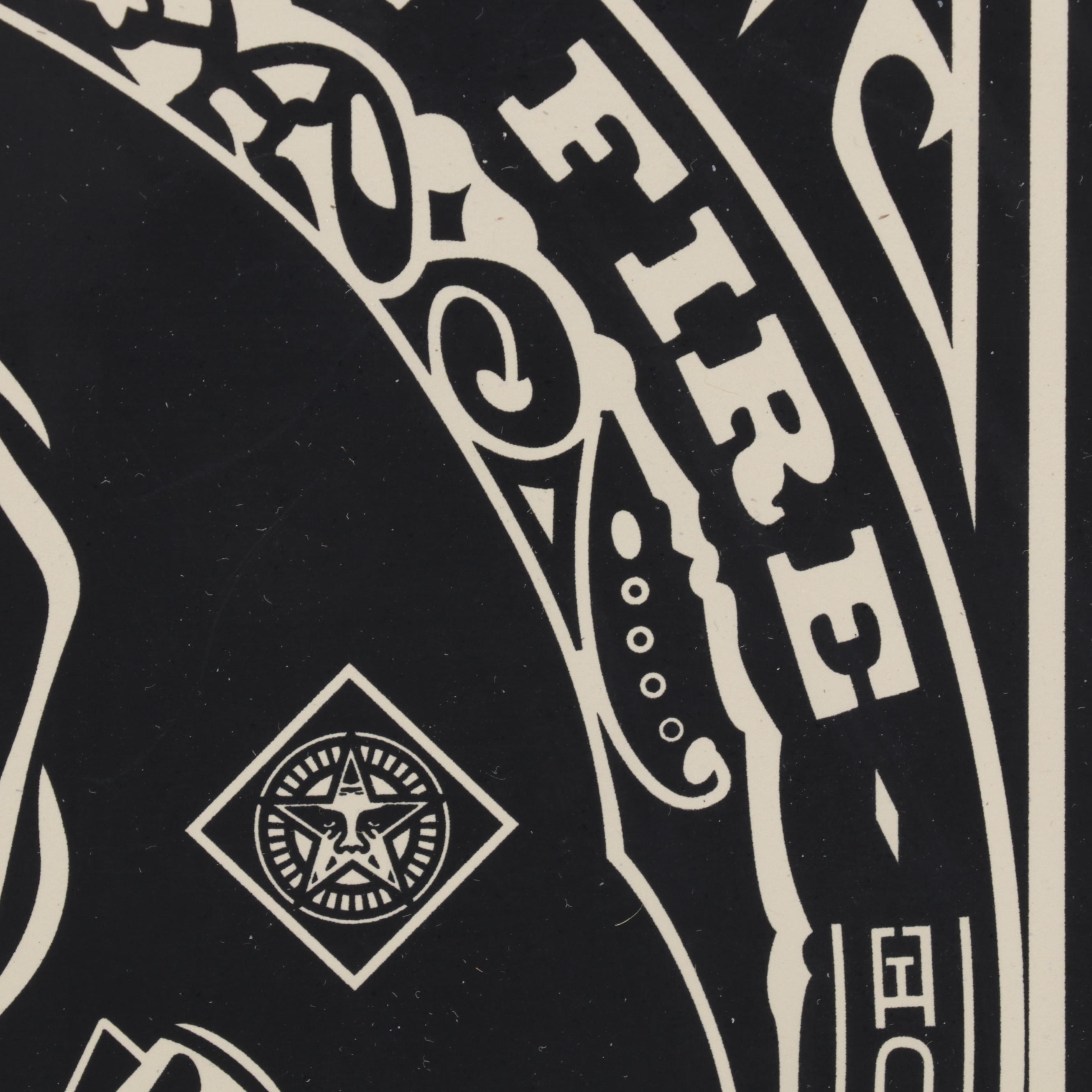 Shepard Fairey Serigraph "Electric Funeral Fire" Album Cover , 2013