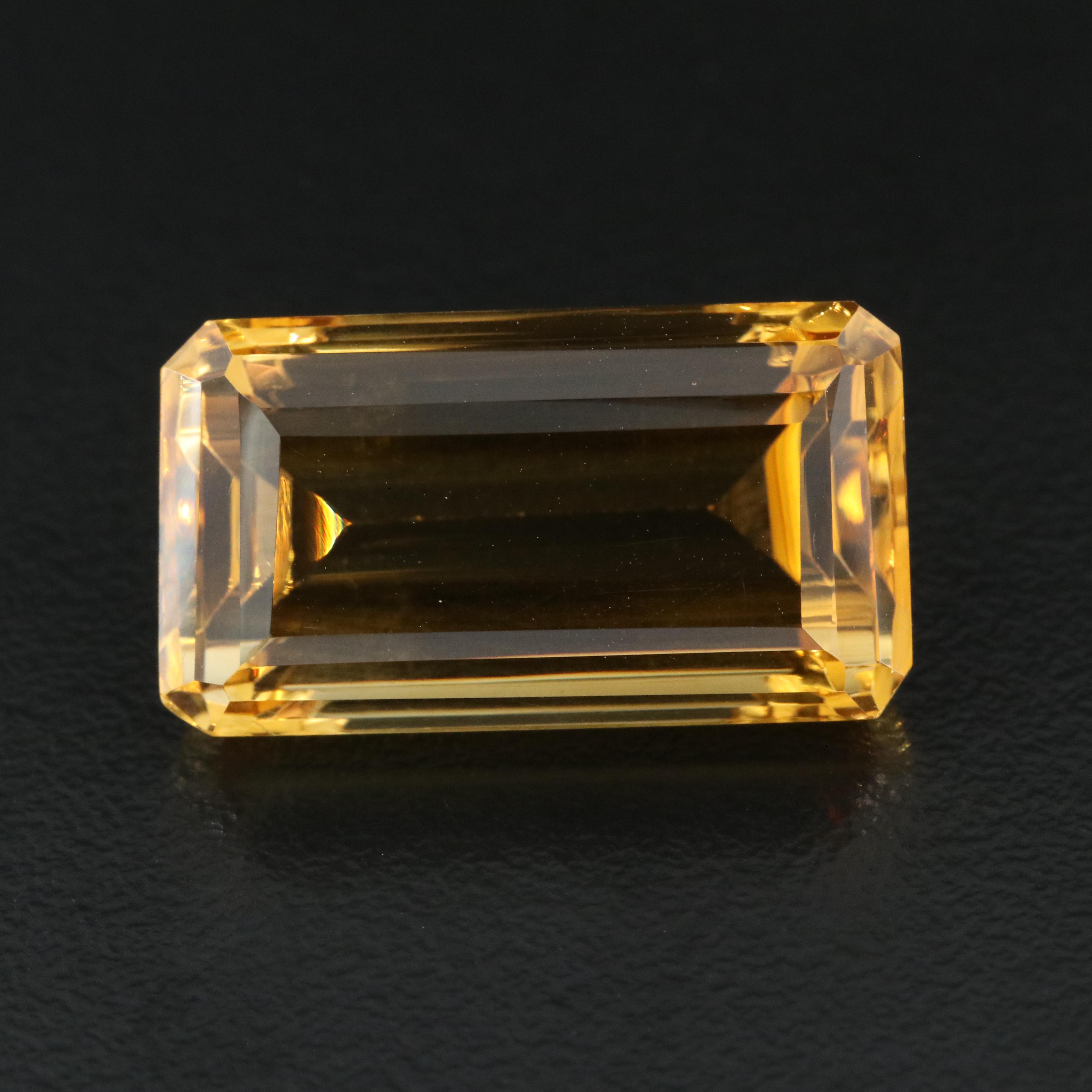 Loose 23.03 CT Citrine