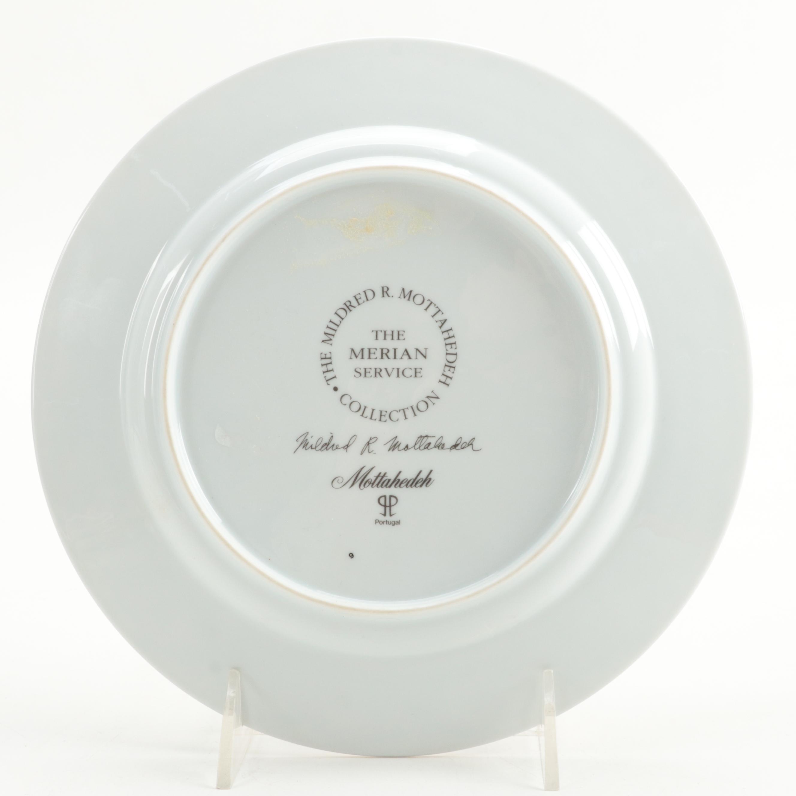 Mottahedeh "The Merian Service" with Winterthur "Fanfare" Tableware