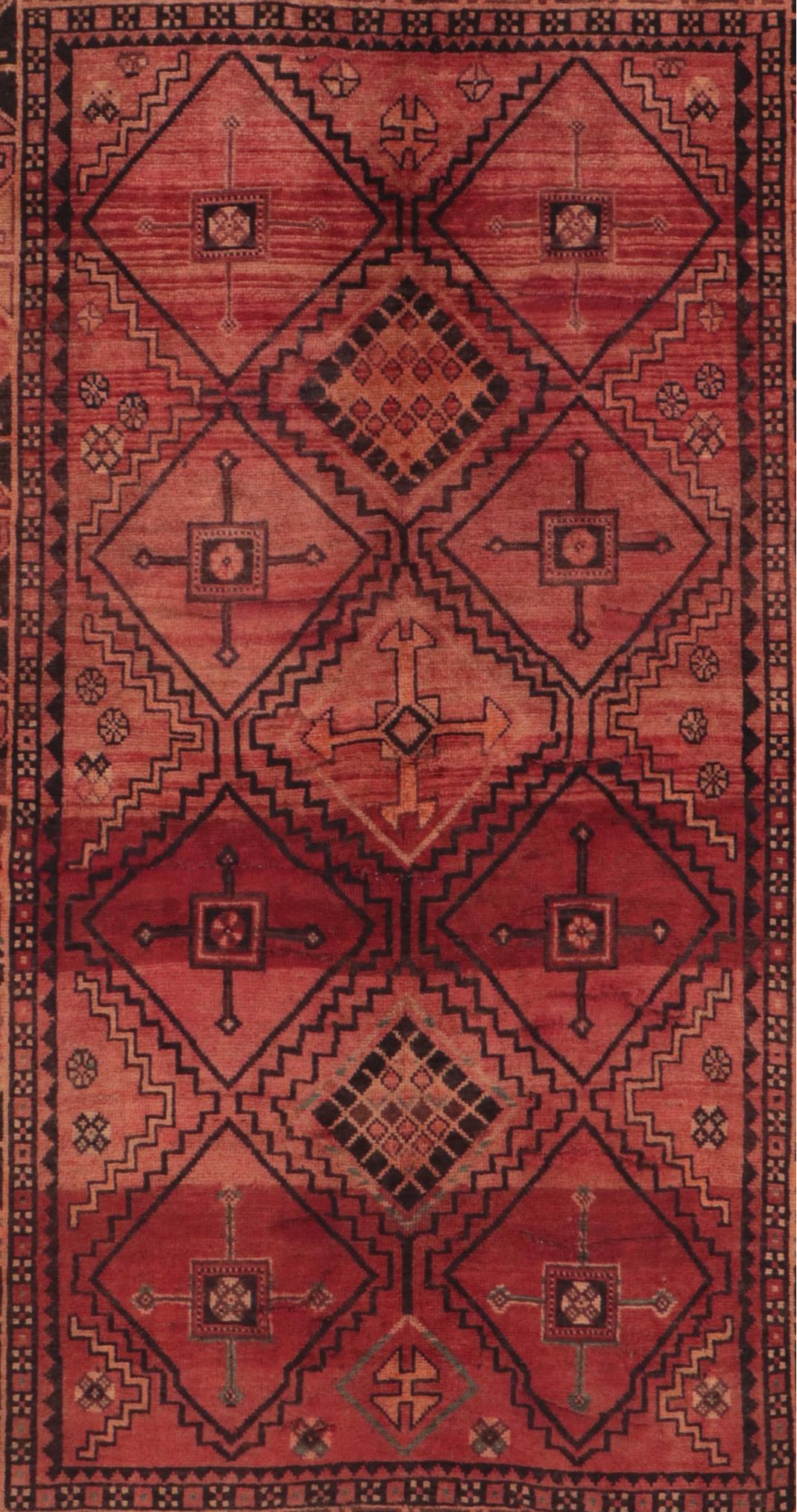 4'8 x 7'10 Hand-Knotted Persian Yalameh Area Rug