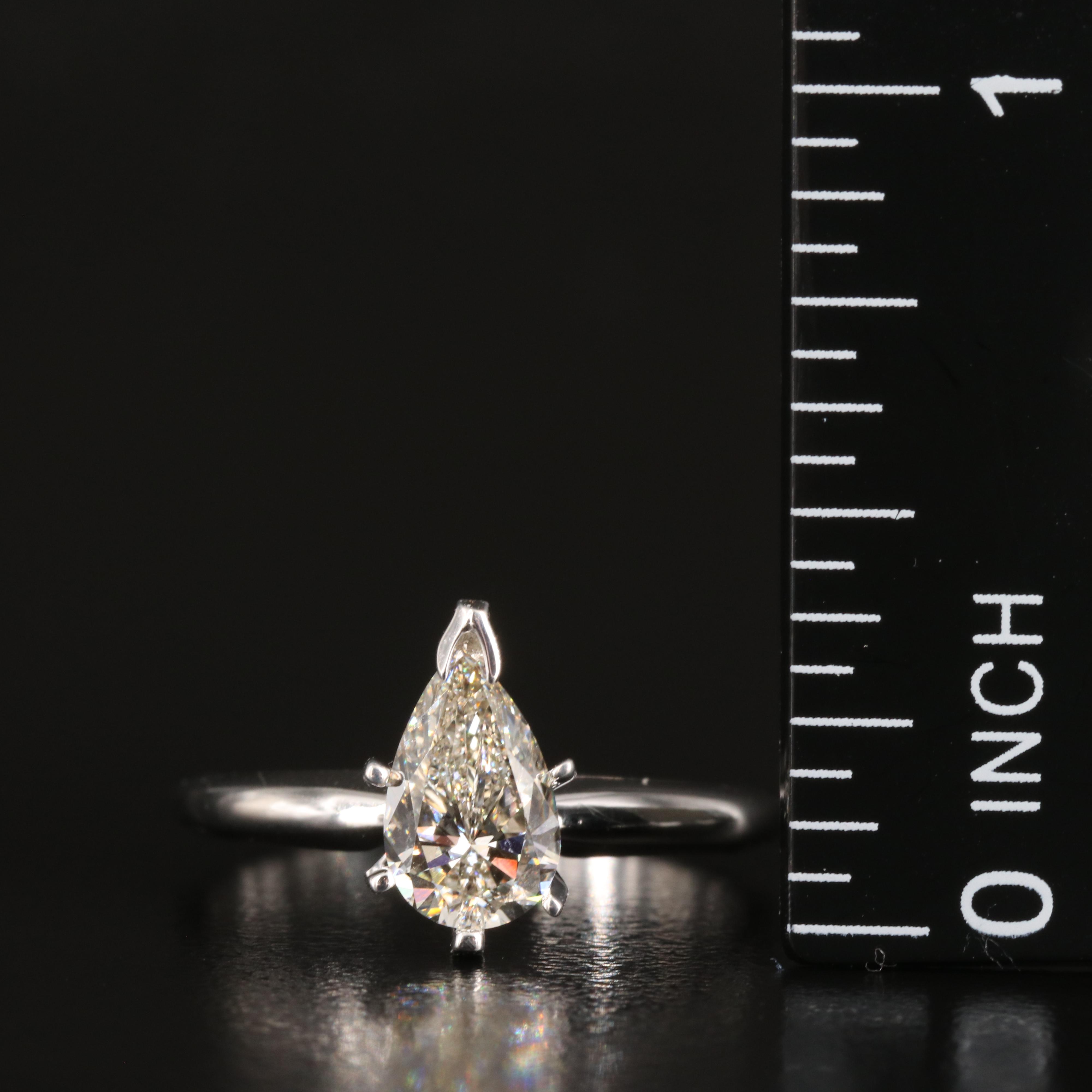 14K 0.93 CT Lab Grown Diamond Solitaire Ring