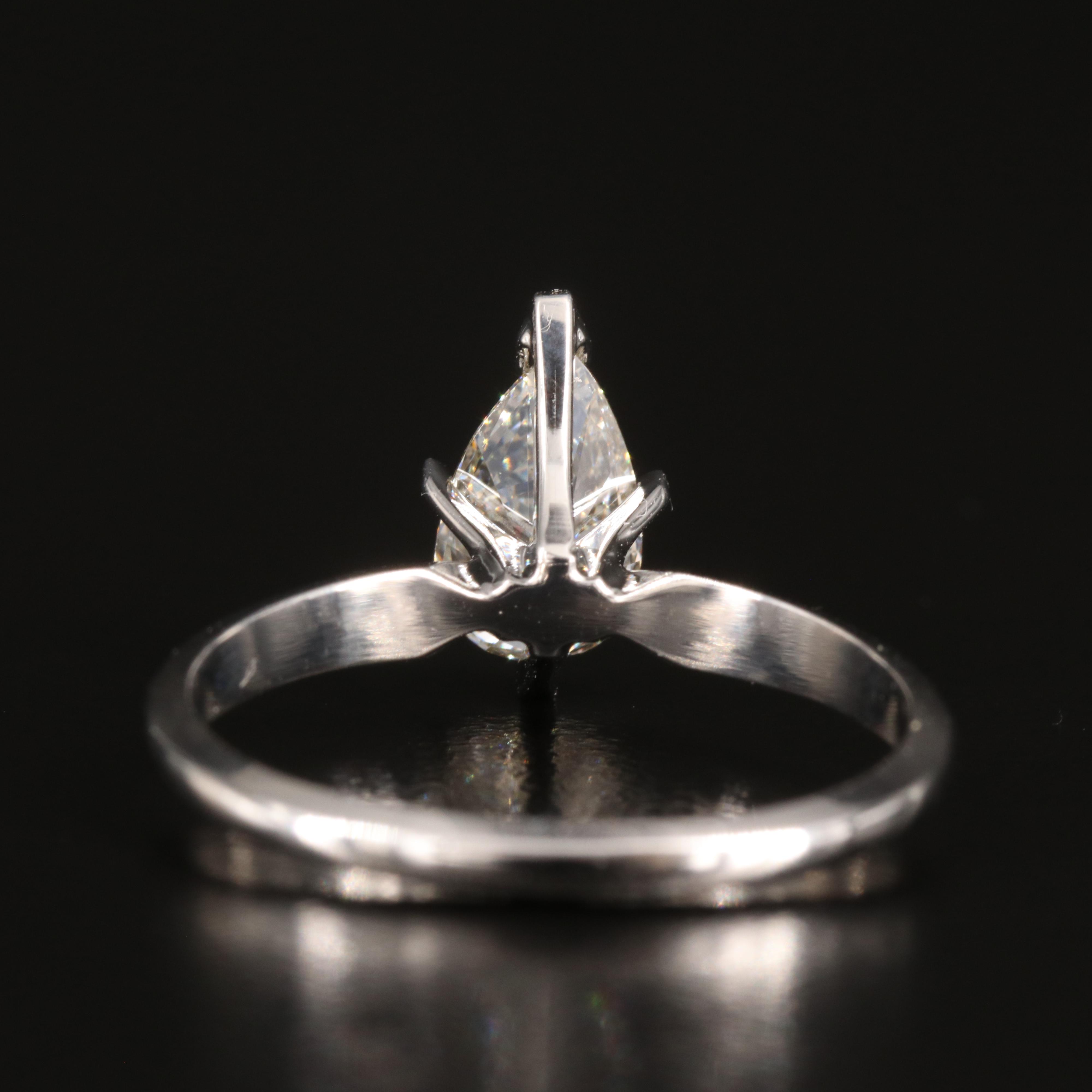 14K 0.93 CT Lab Grown Diamond Solitaire Ring