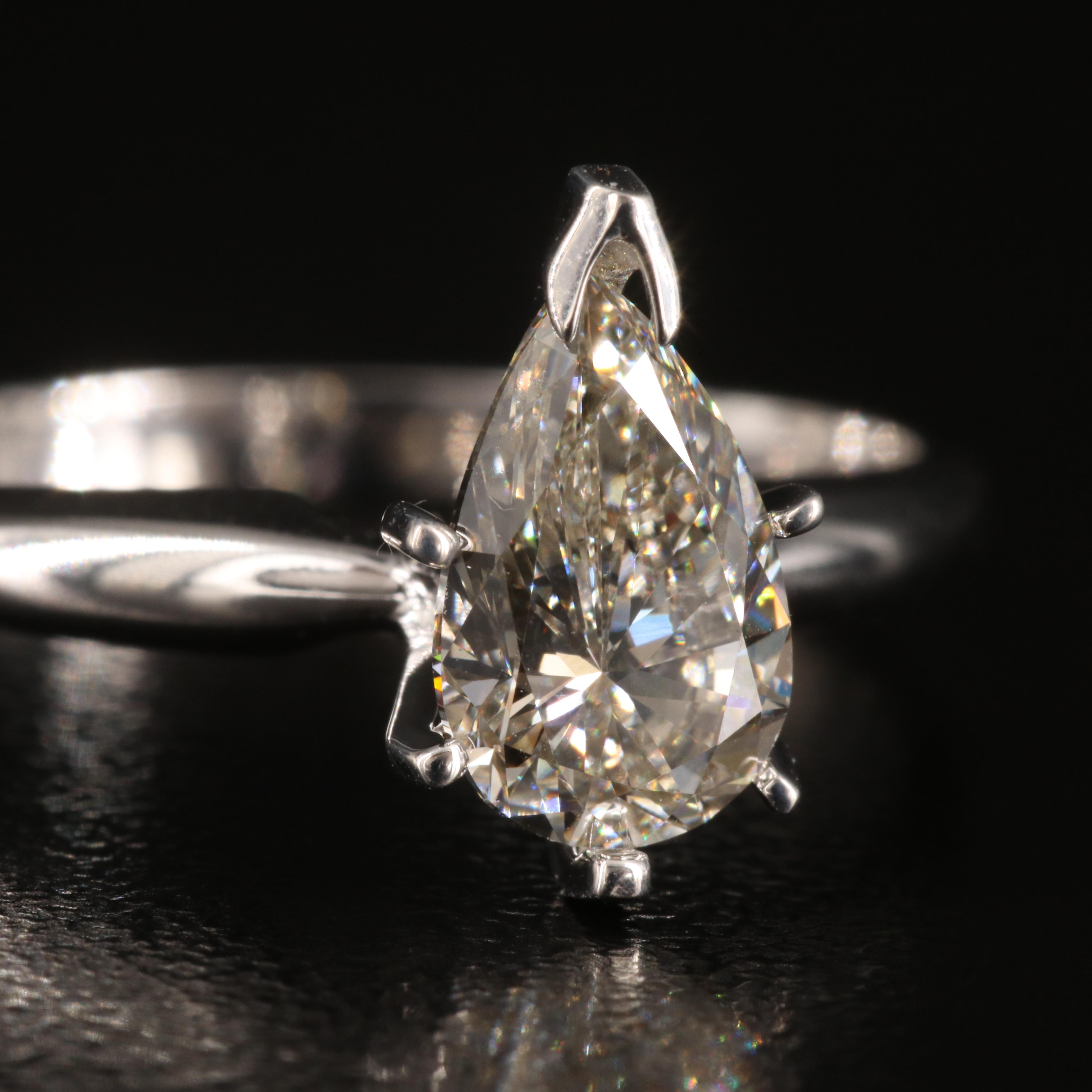 14K 0.93 CT Lab Grown Diamond Solitaire Ring
