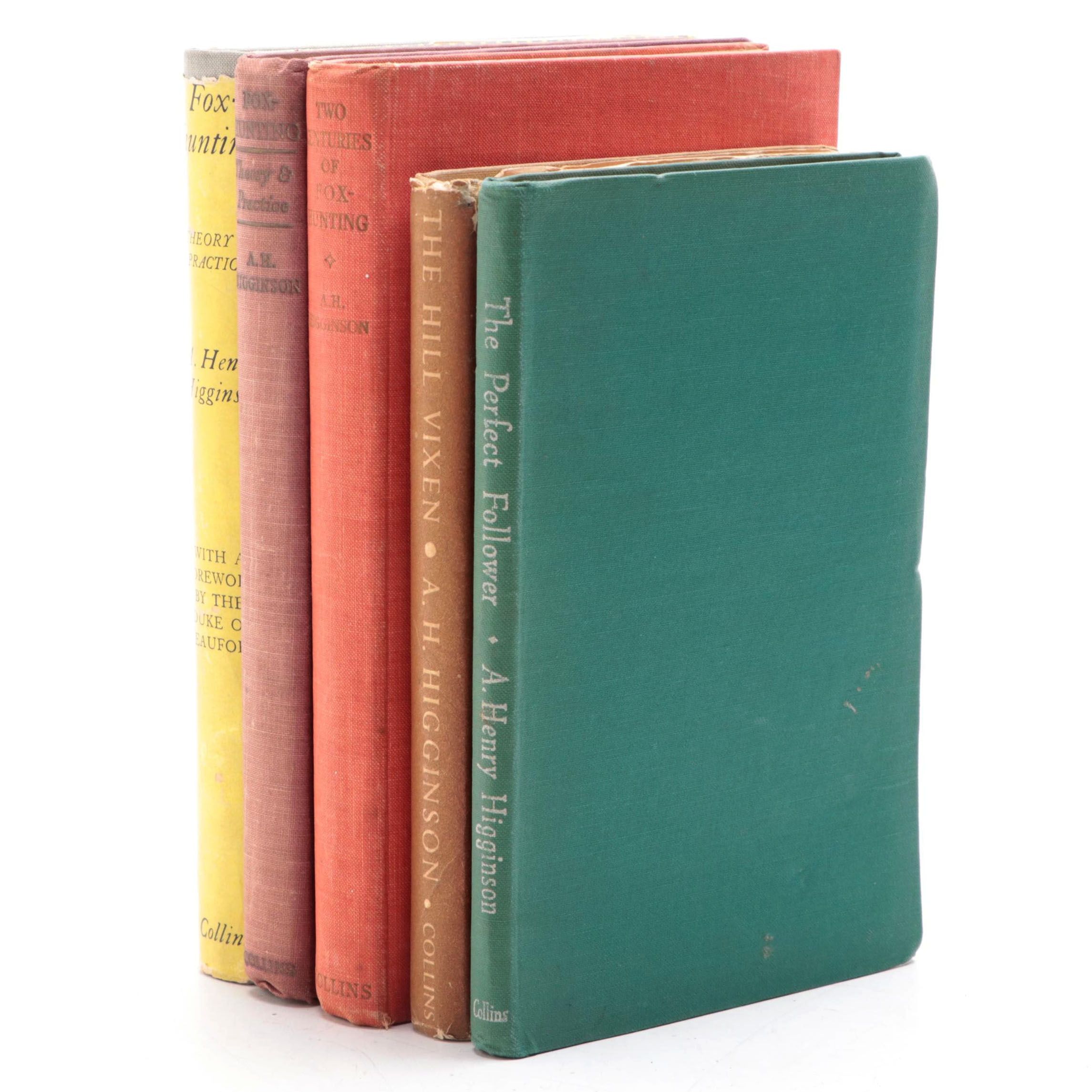 "Foxhunting: Theory and Practice" and More Books by A. Henry Higginson, 1940s