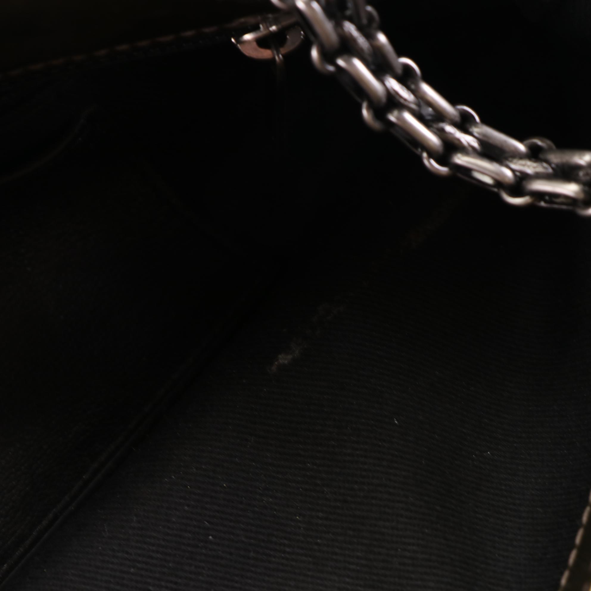 Chanel Just Mademoiselle Bowling Bag in Quilted Patent Leather