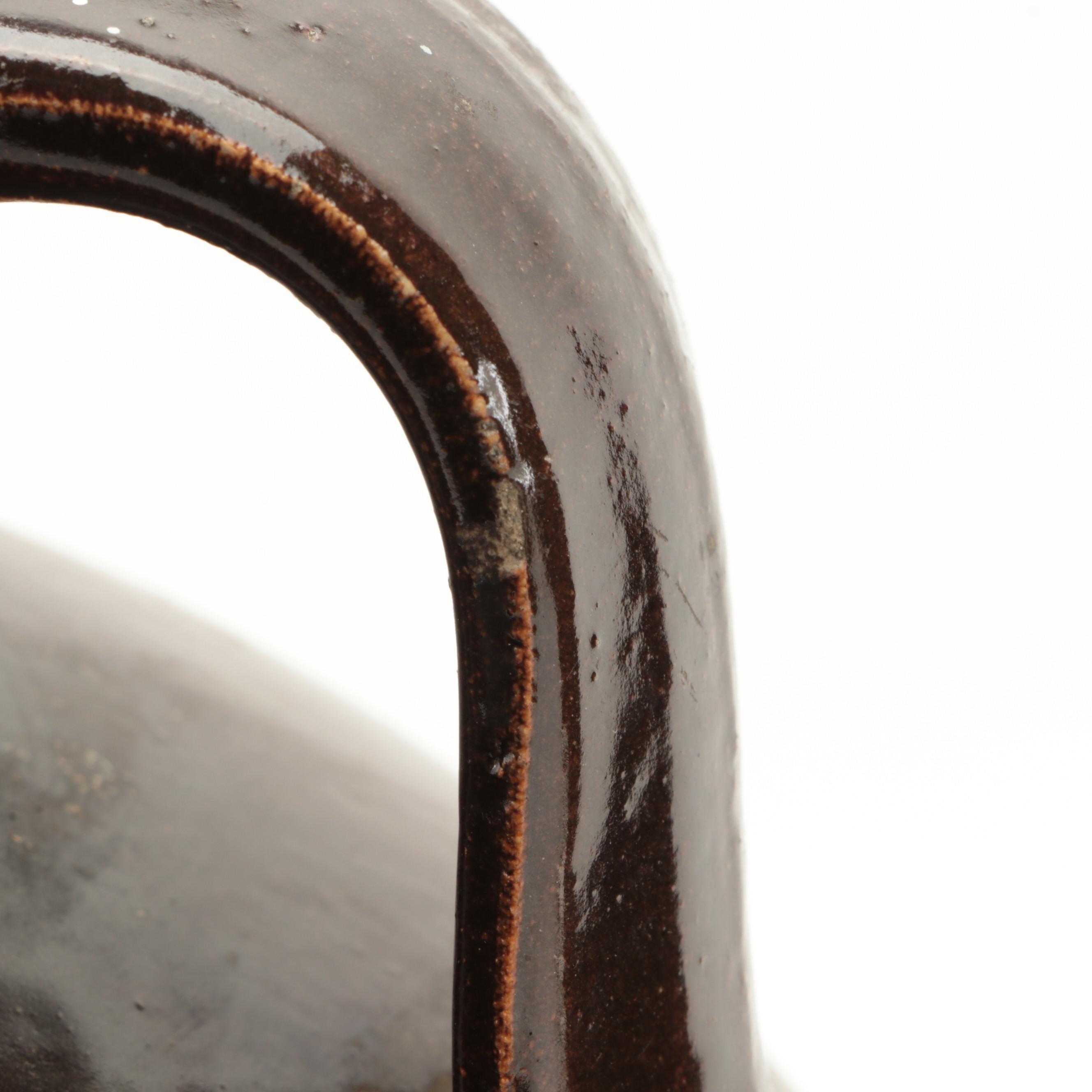 American Two Tone Three Gallon Stoneware Jug, 20th Century