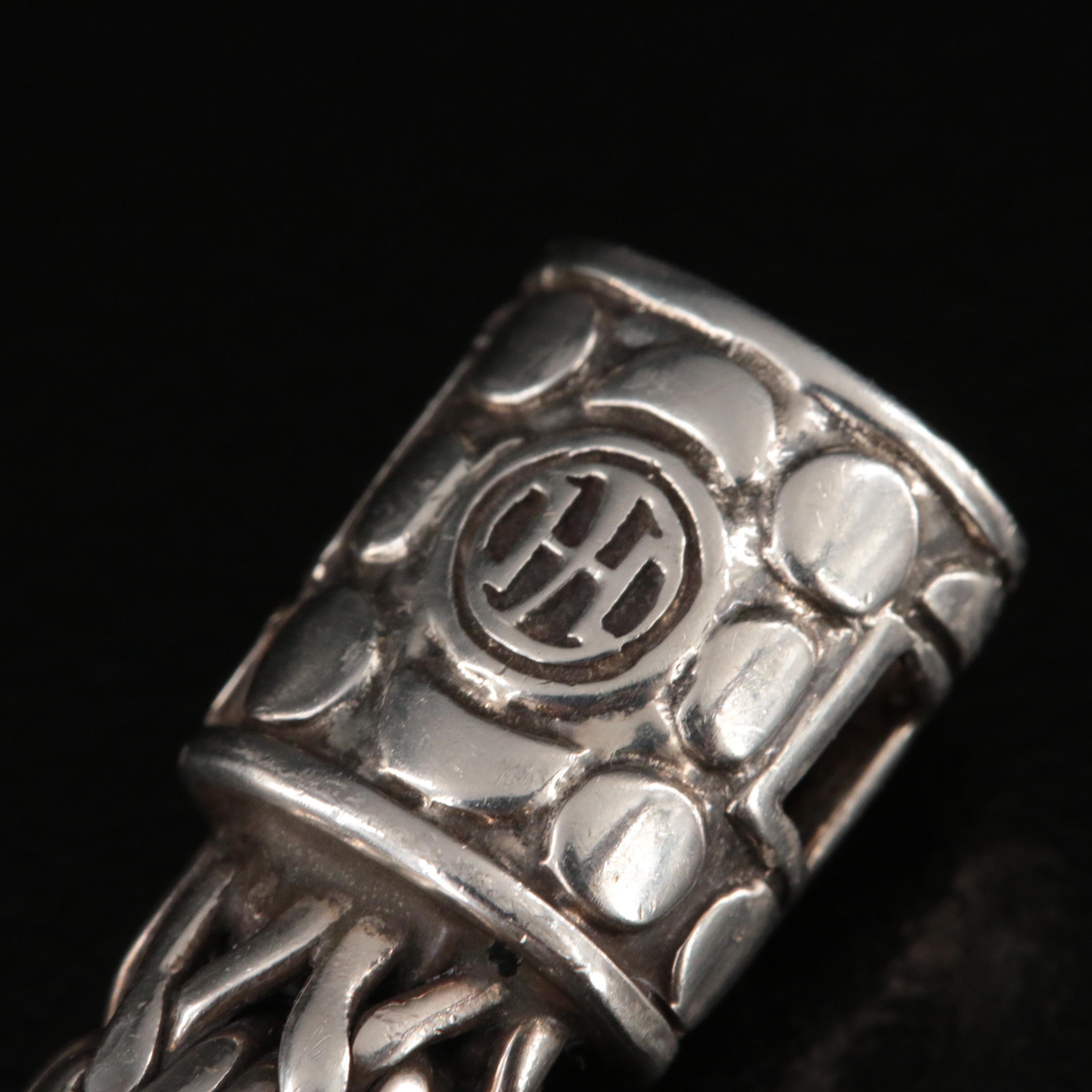 John Hardy "Lava Classic Chain" Sterling Sapphire Bracelet