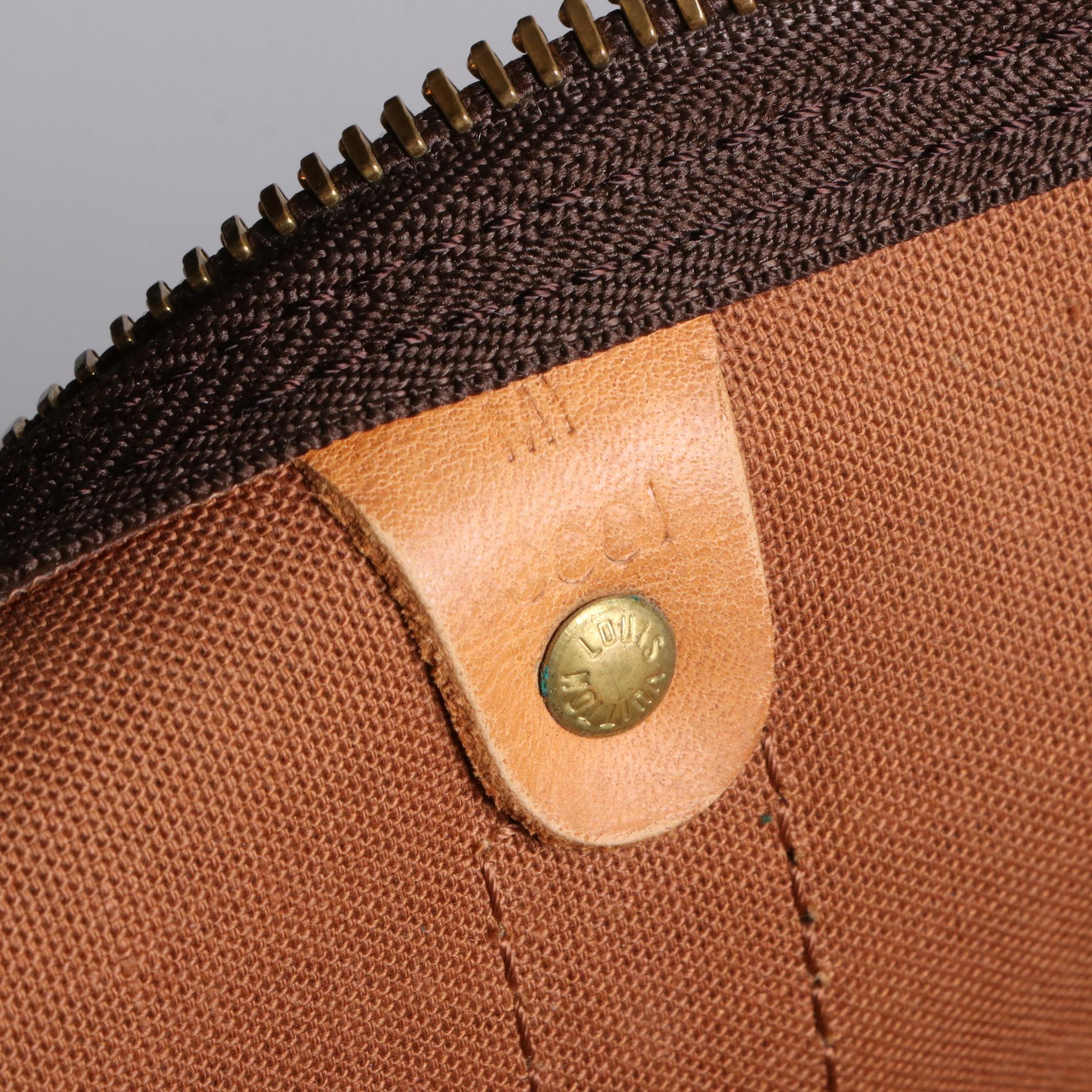 Louis Vuitton Keepall 55 in Monogram Canvas and Vachetta Leather