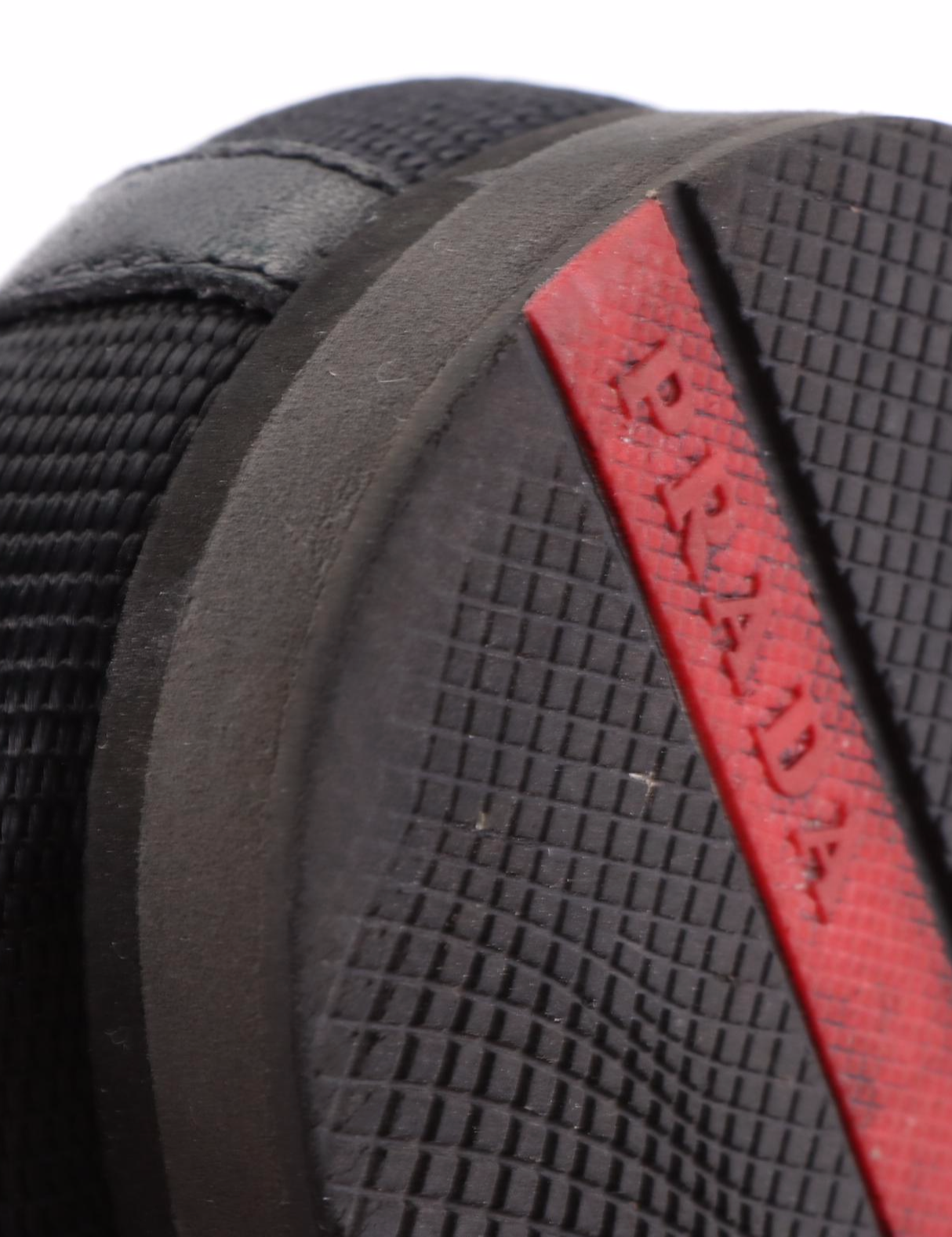 Men's Prada Linea Rossa Slip-On Shoes in Leather