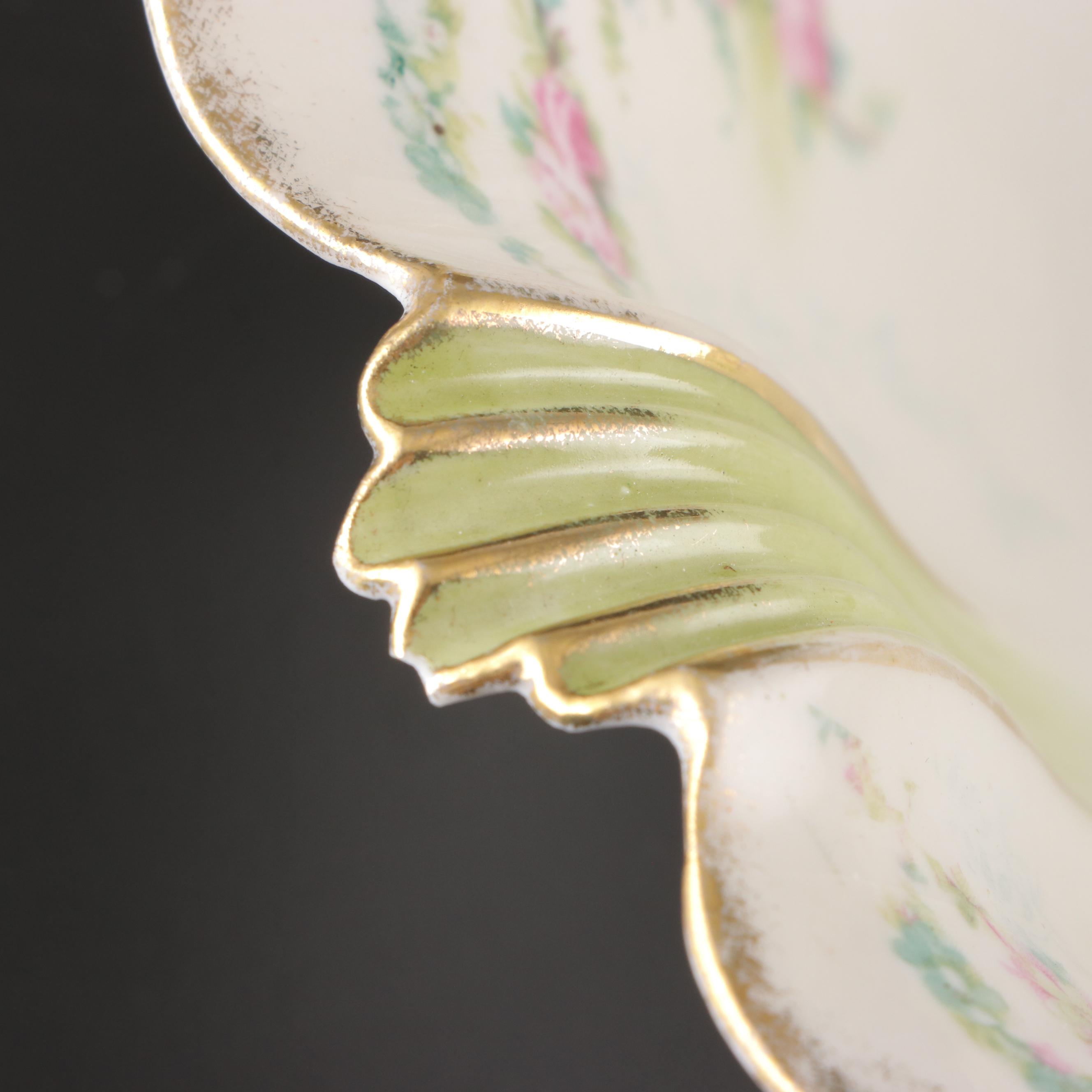 Reinhold Schlegelmilch and Other German Floral Motif Porcelain Serving Bowls