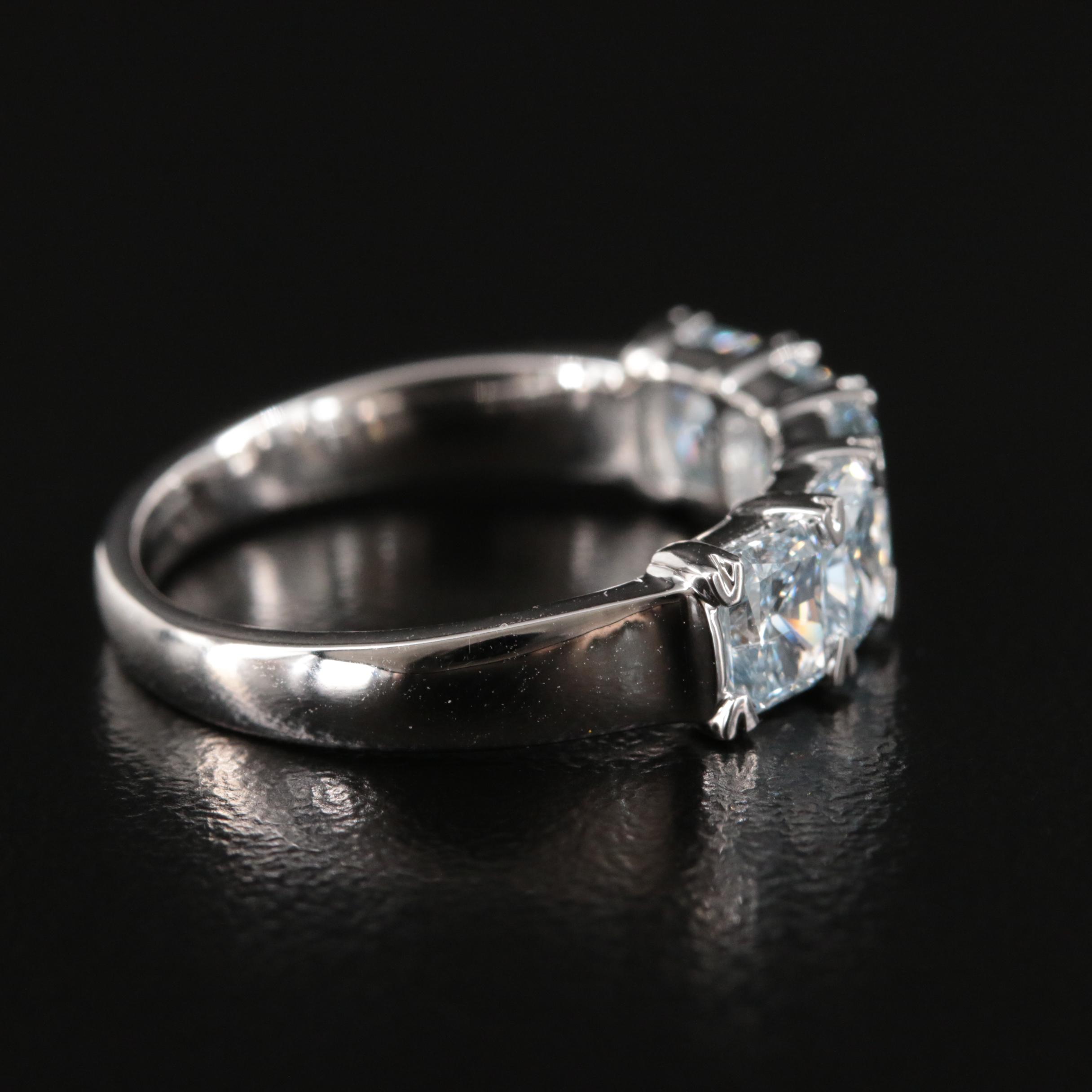 14K 2.20 CTW Lab Grown Diamond Five Stone Band