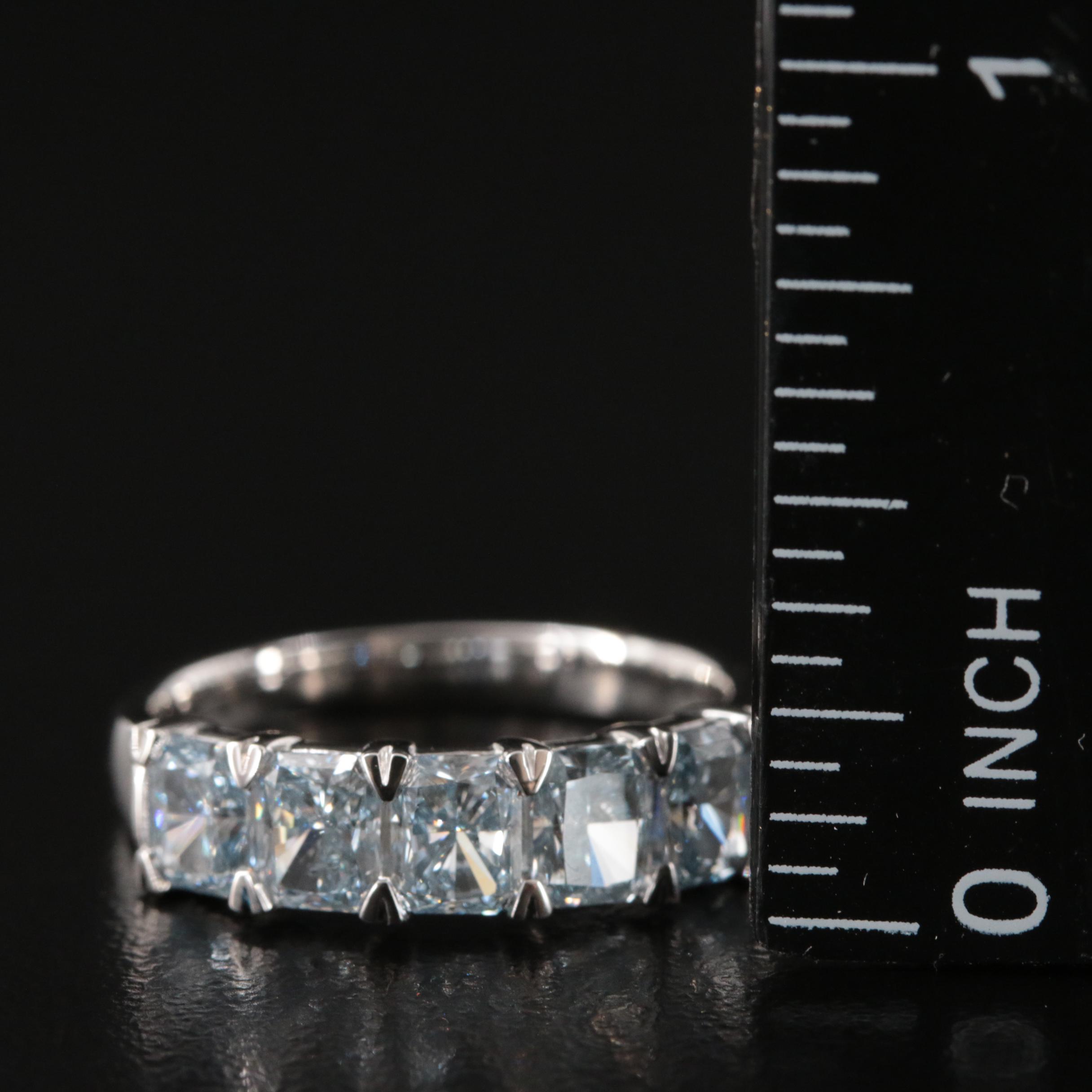 14K 2.25 CTW Lab Grown Diamond Five Stone Band