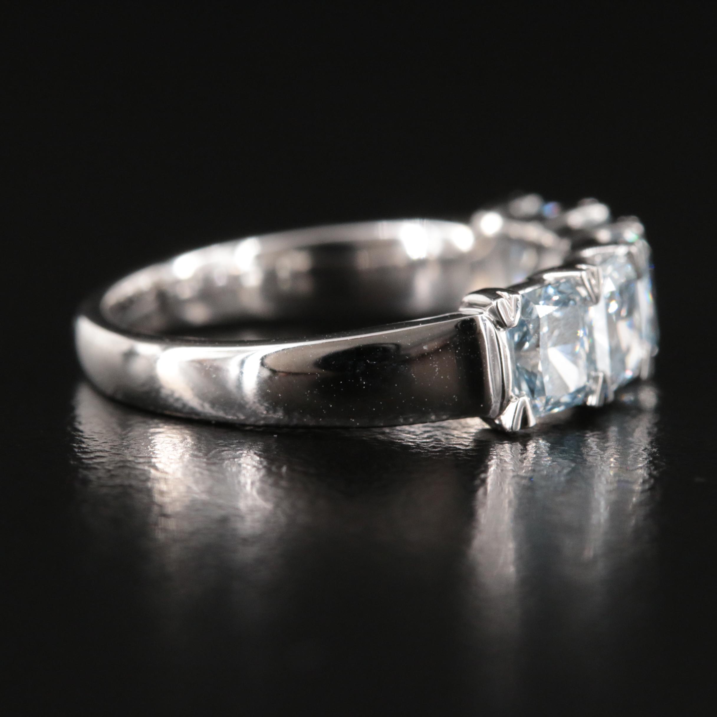 14K 2.25 CTW Lab Grown Diamond Five Stone Band