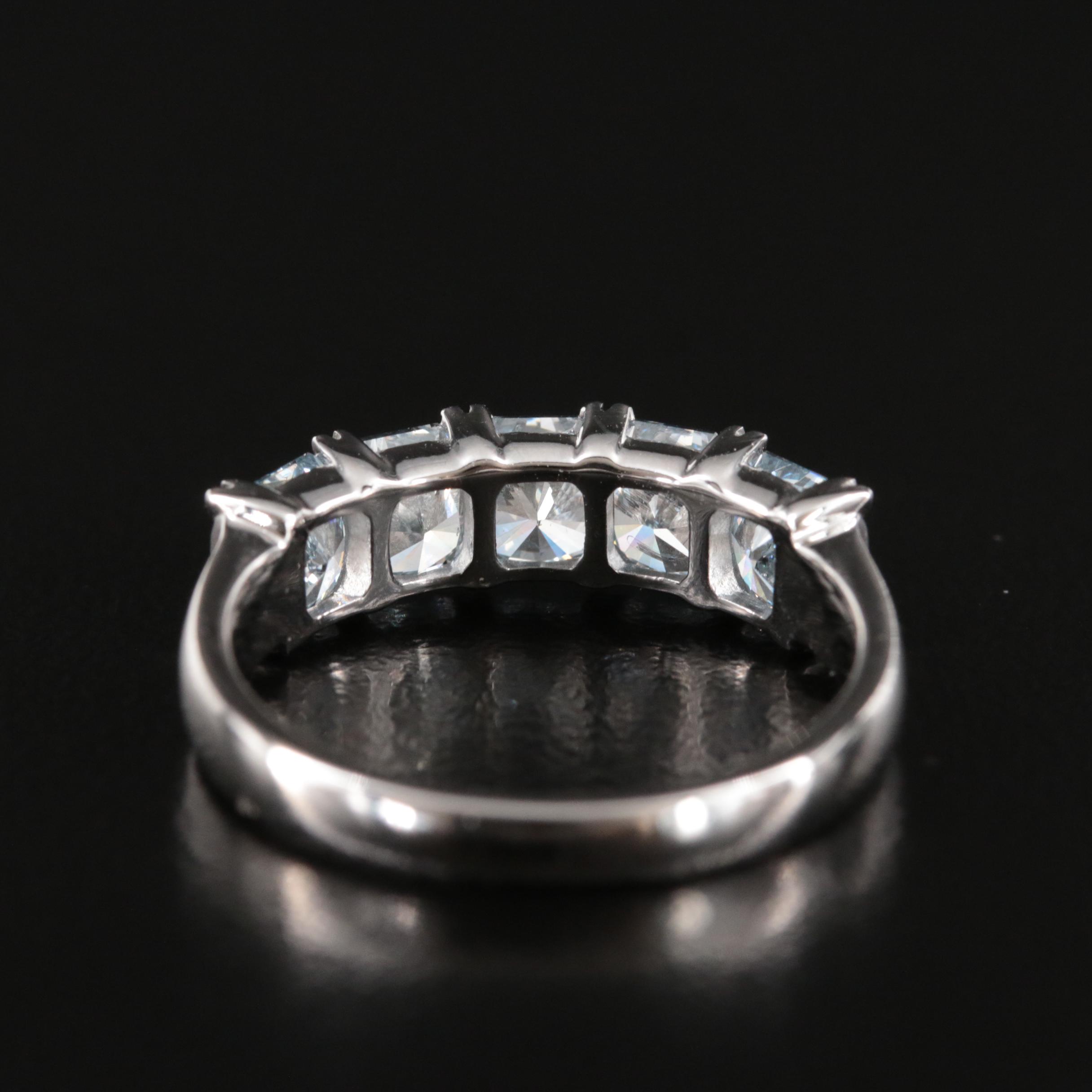 14K 2.25 CTW Lab Grown Diamond Five Stone Band