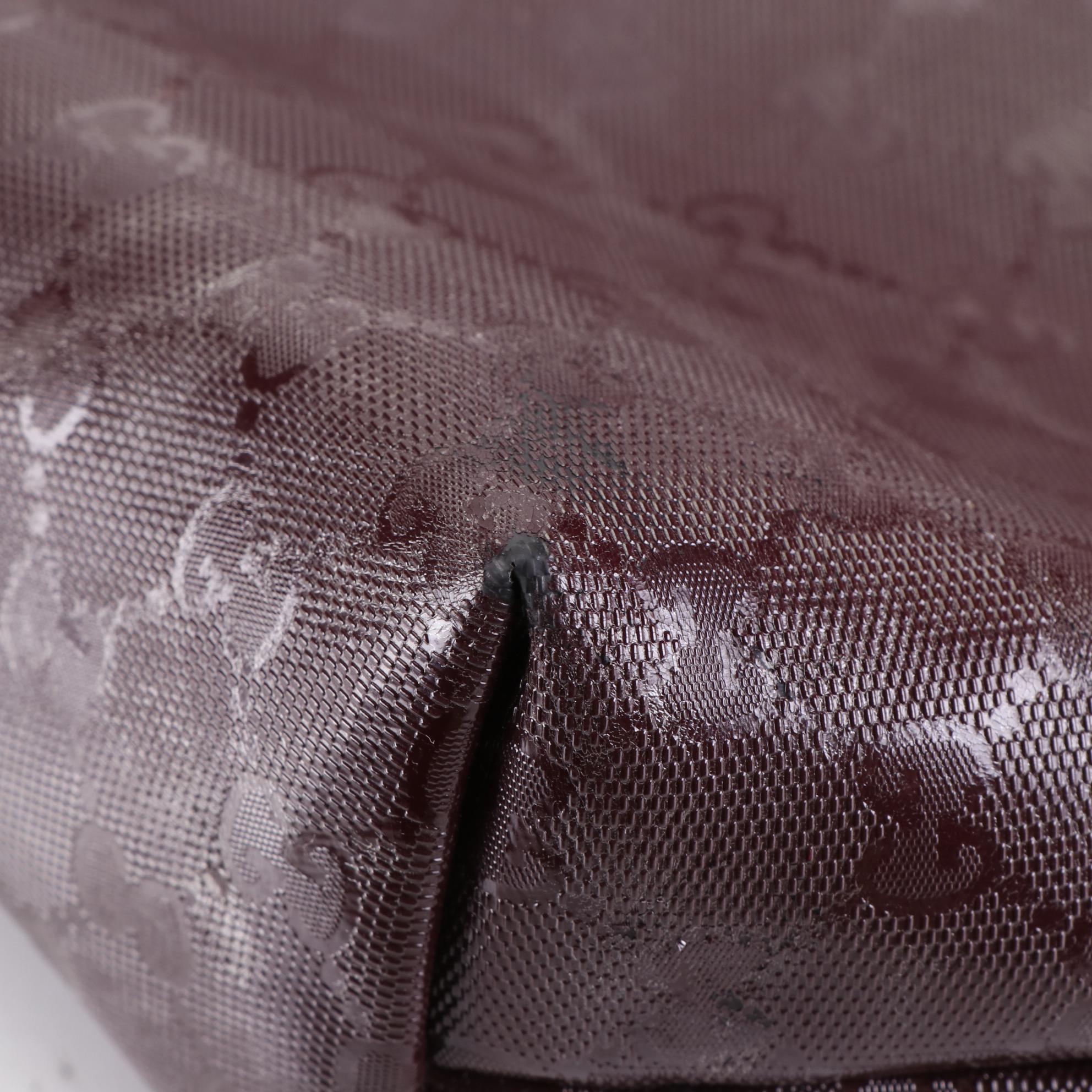 Gucci GG Imprime Coated Canvas and Leather Tote