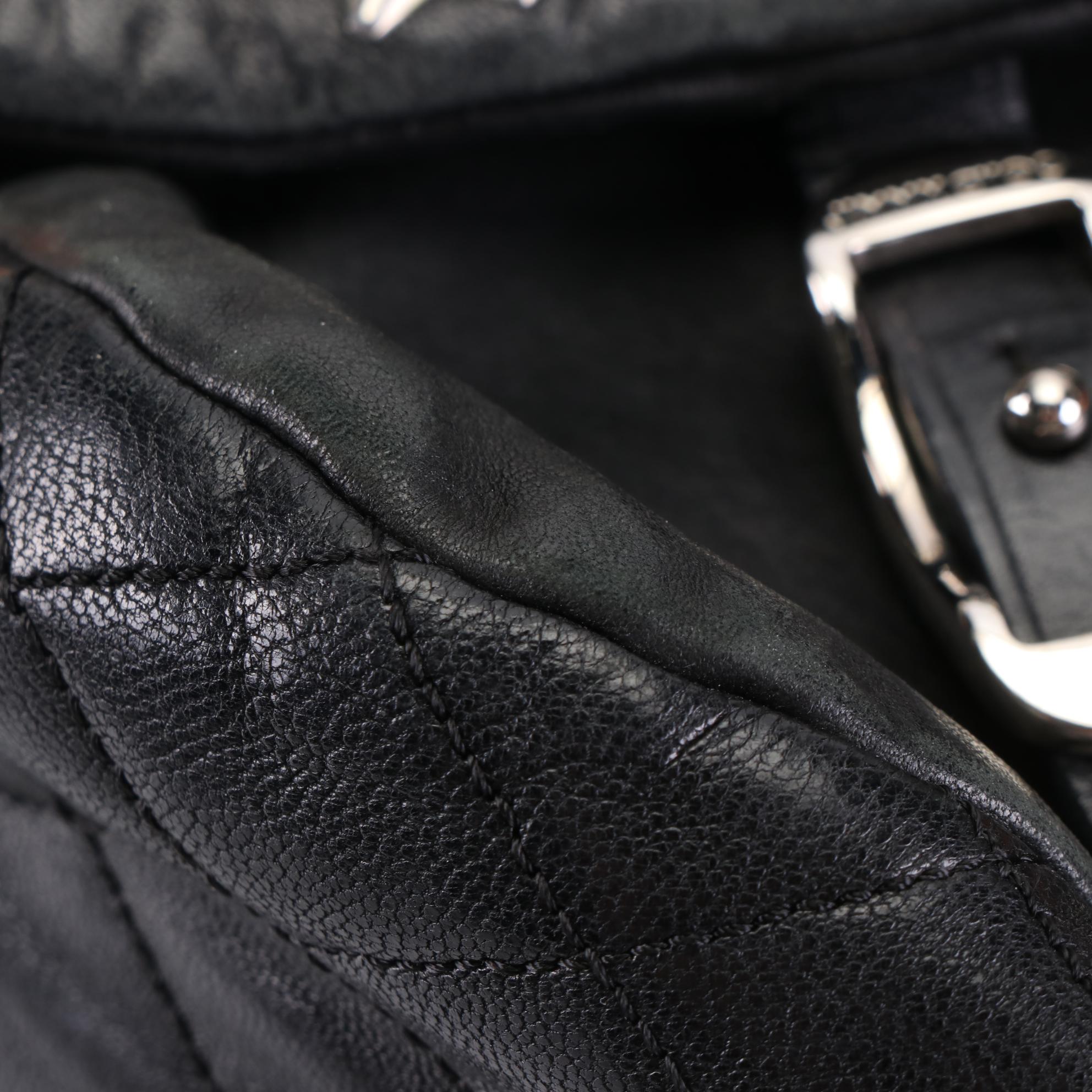 Jimmy Choo Star Studded Leather Two-Way Flap Bag