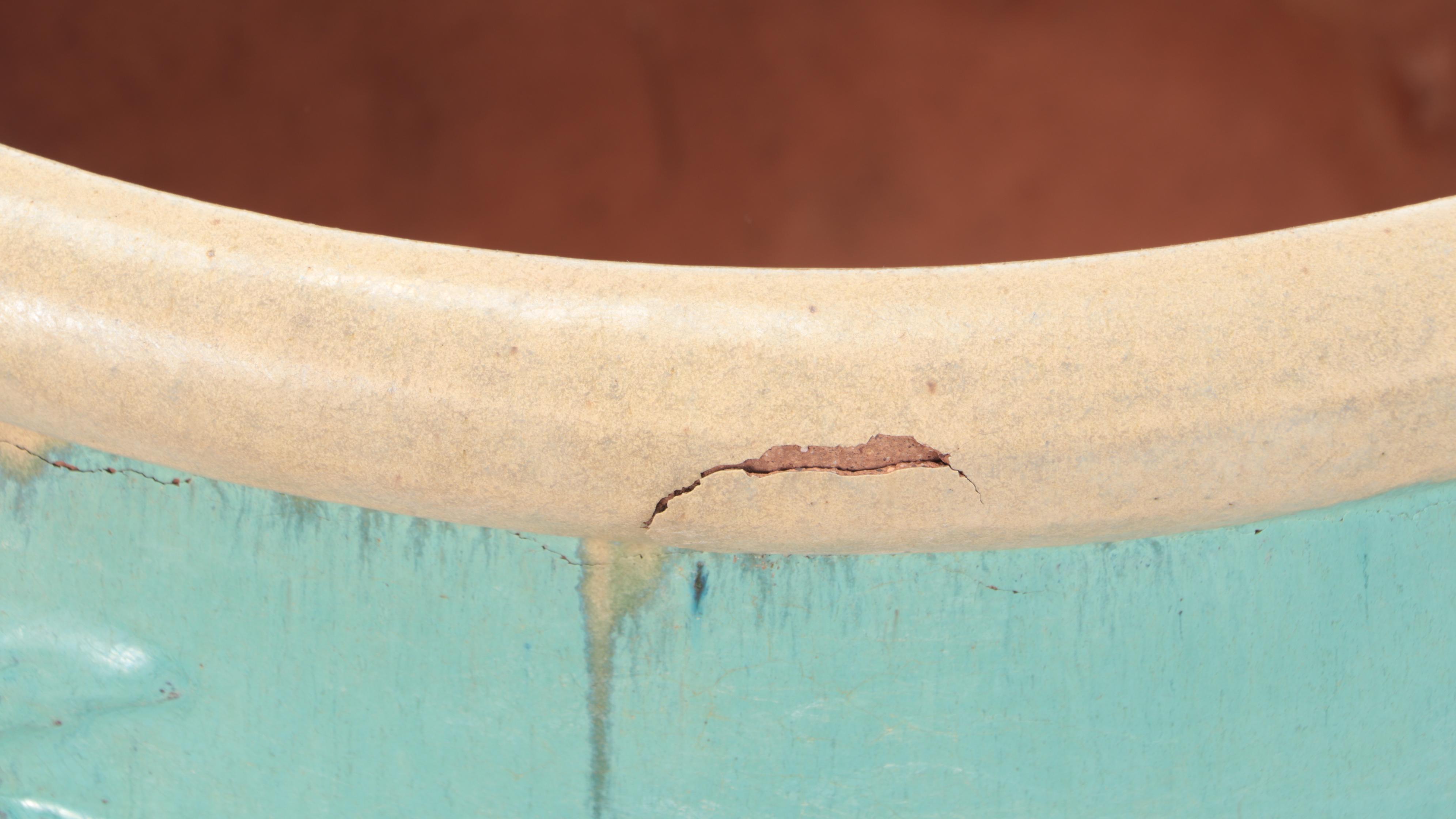 Drip Glaze and Cobalt Blue Terracotta Planters