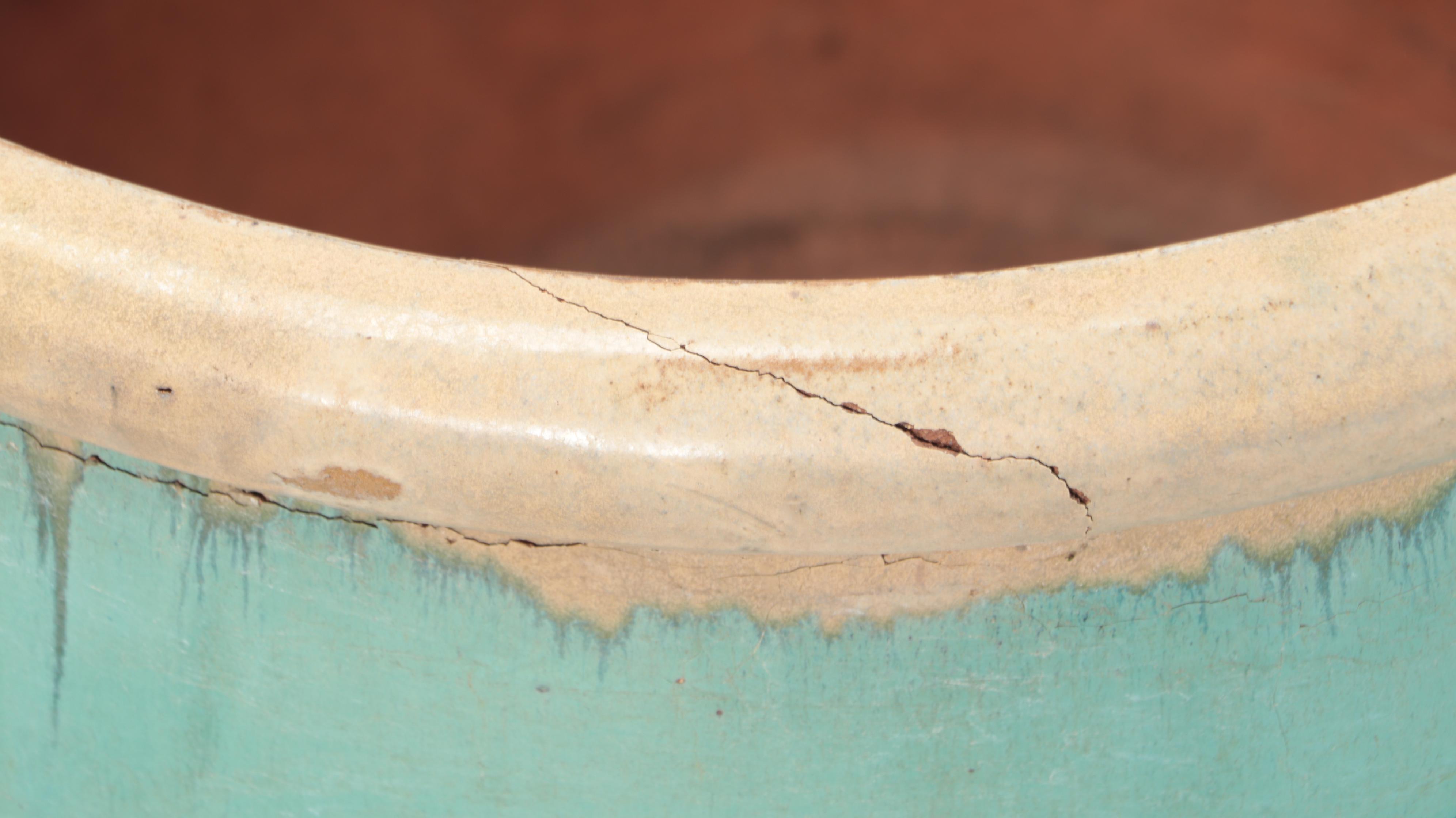Drip Glaze and Cobalt Blue Terracotta Planters