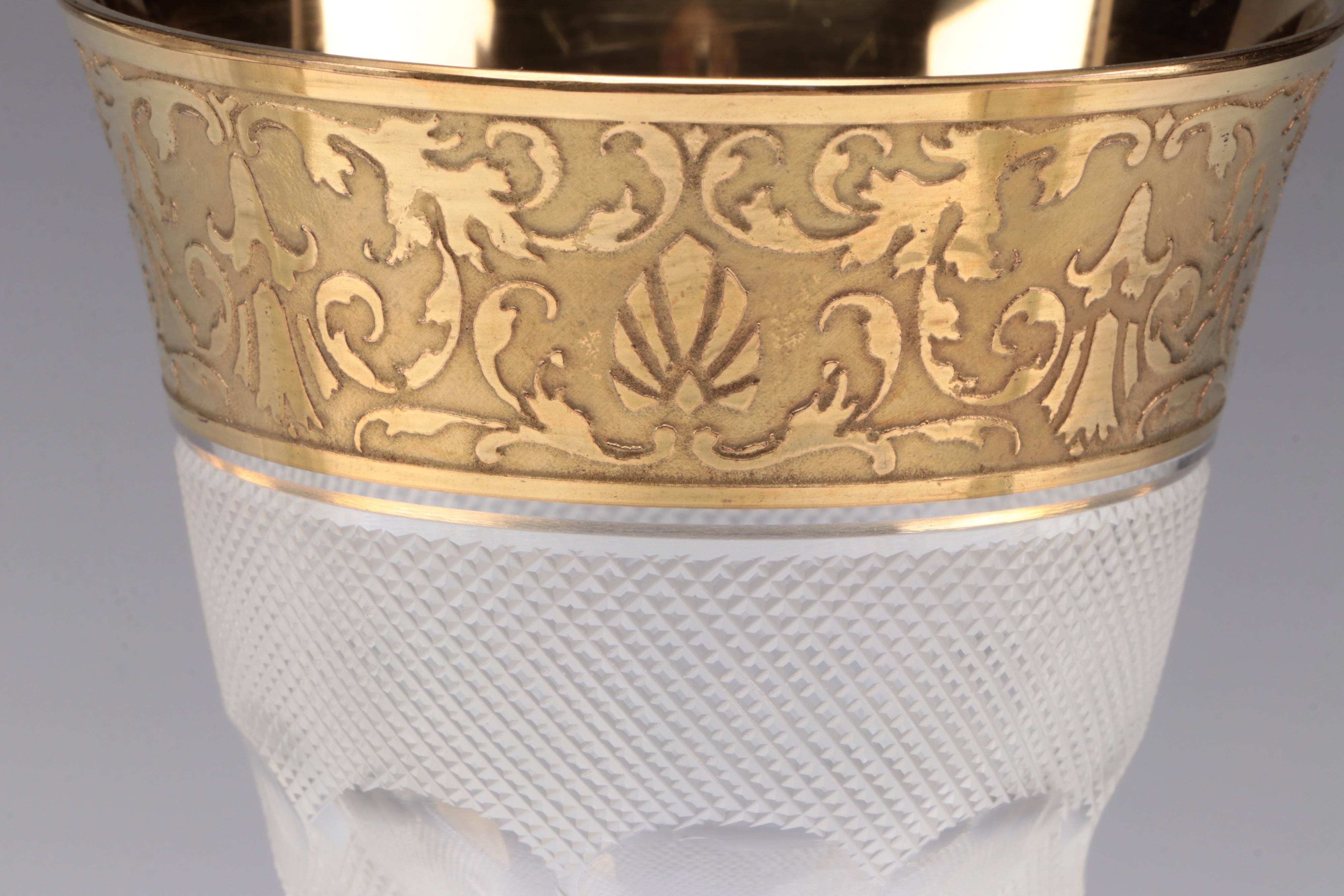 Moser "Splendid White" White Wine Glasses