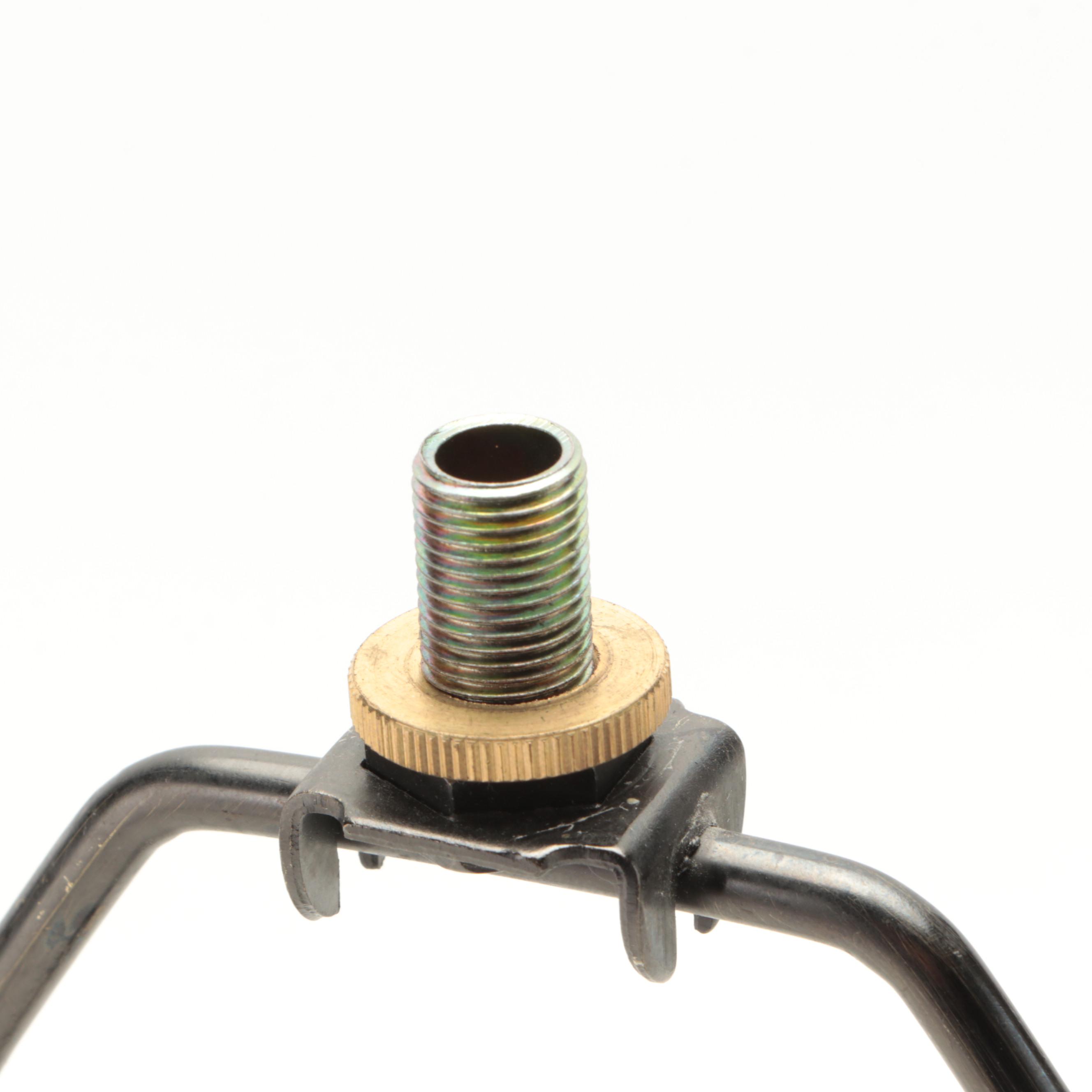 Arts & Crafts Slag Glass and Pressed Metal Table Lamp, Contemporary