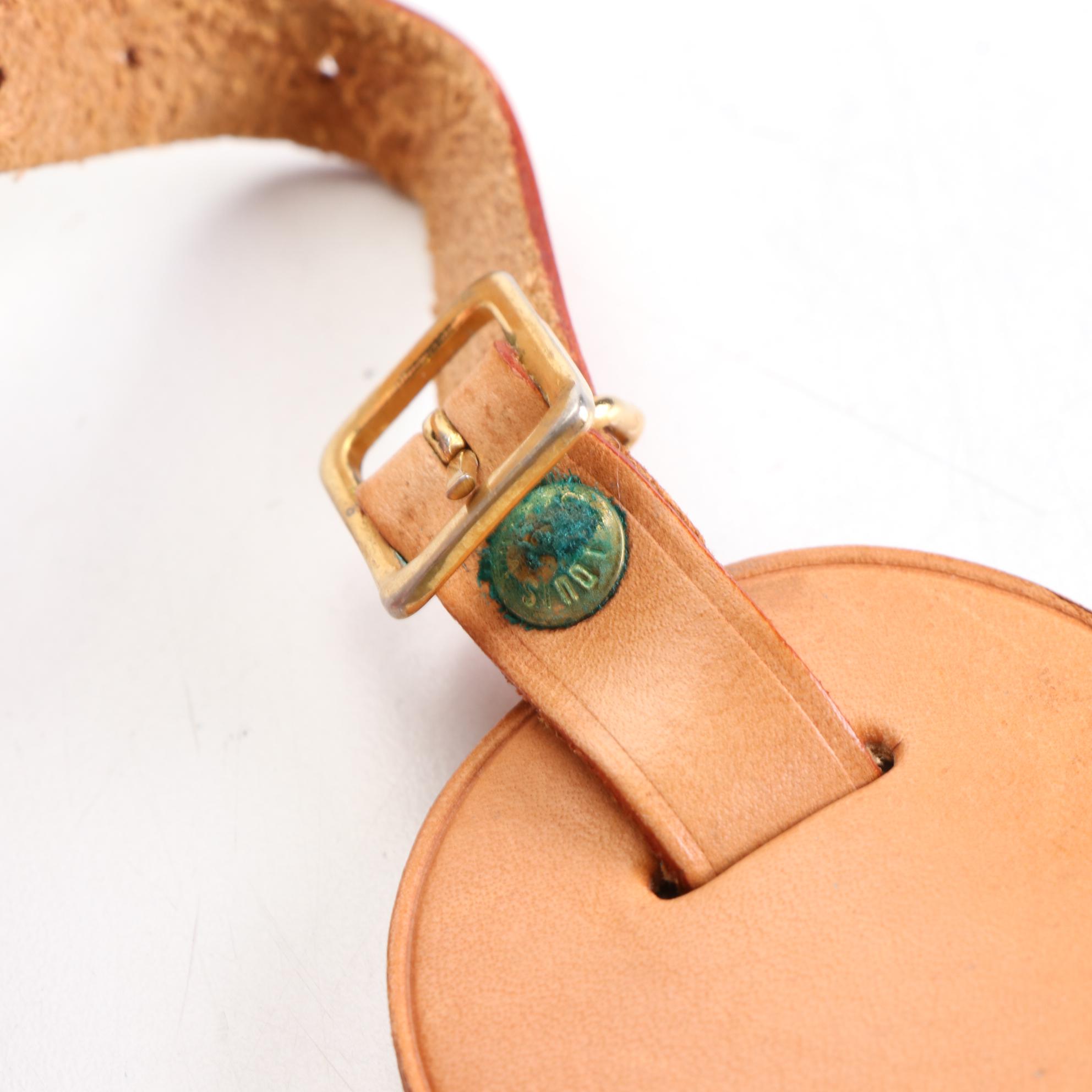 Louis Vuitton Luggage Tag in Vachetta Leather