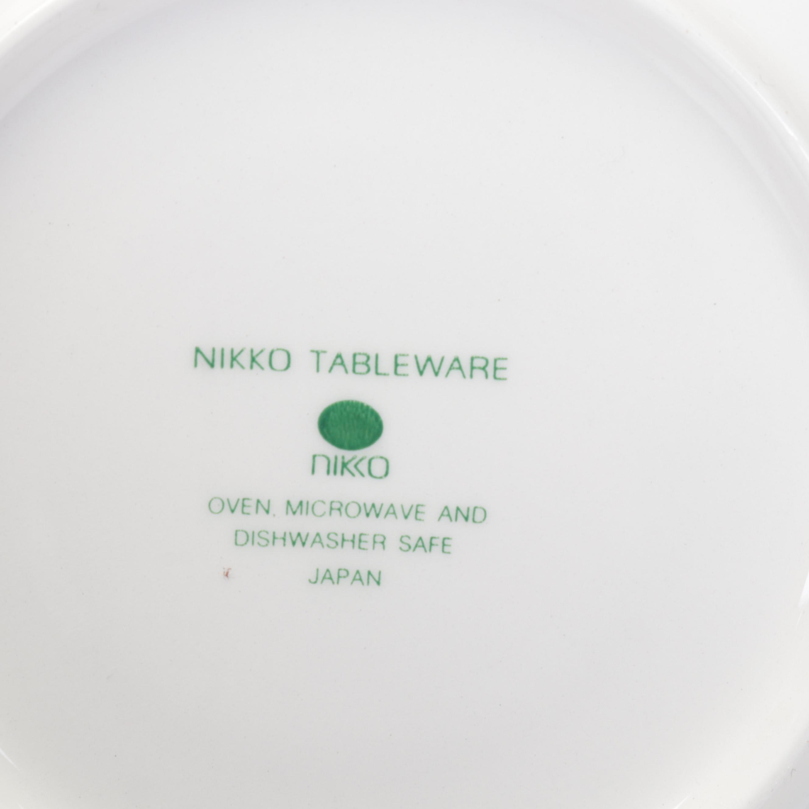 Barker Bros. "Lorna Doone" Cake Plate With Bone China Teacups and Saucers