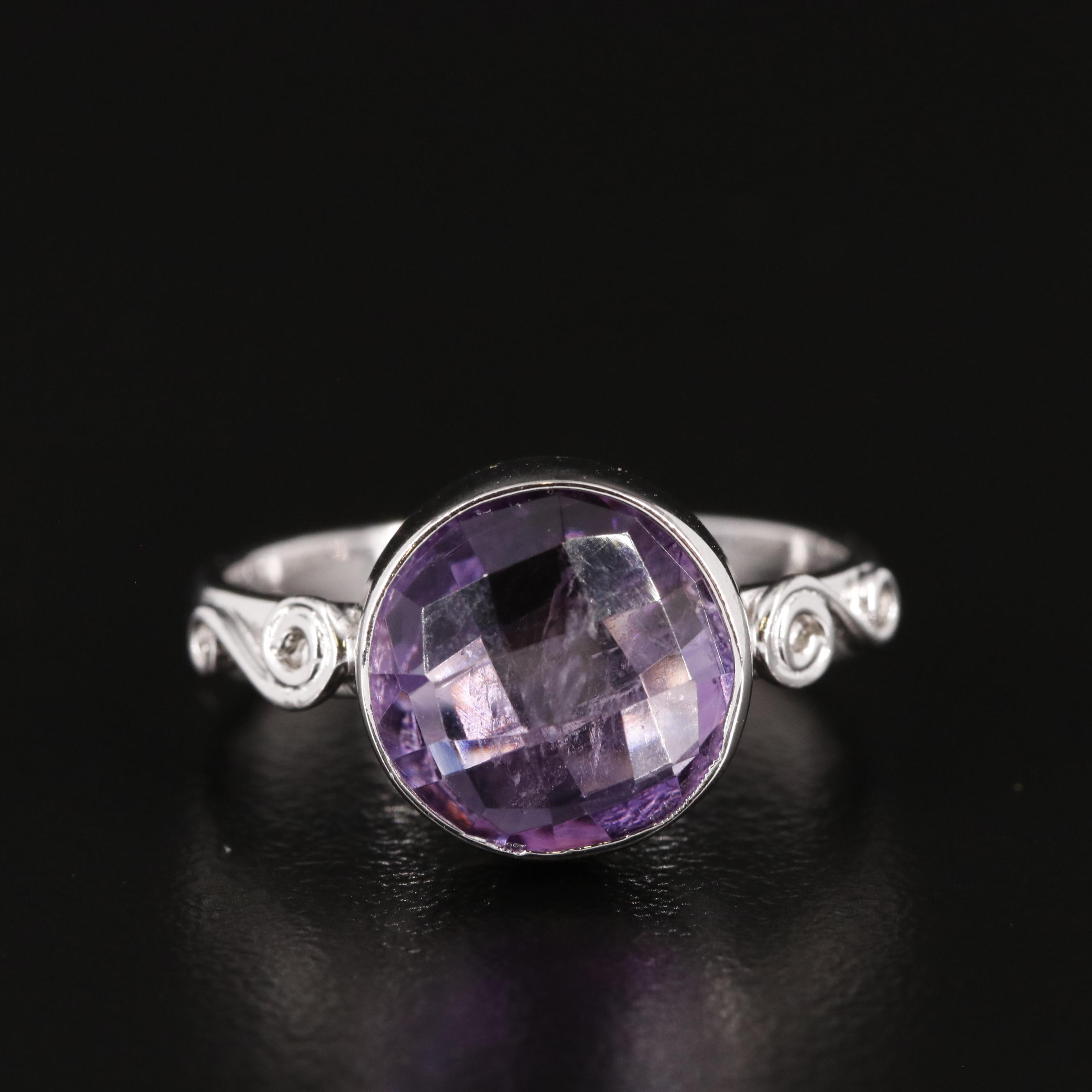 Sterling Amethyst Ring