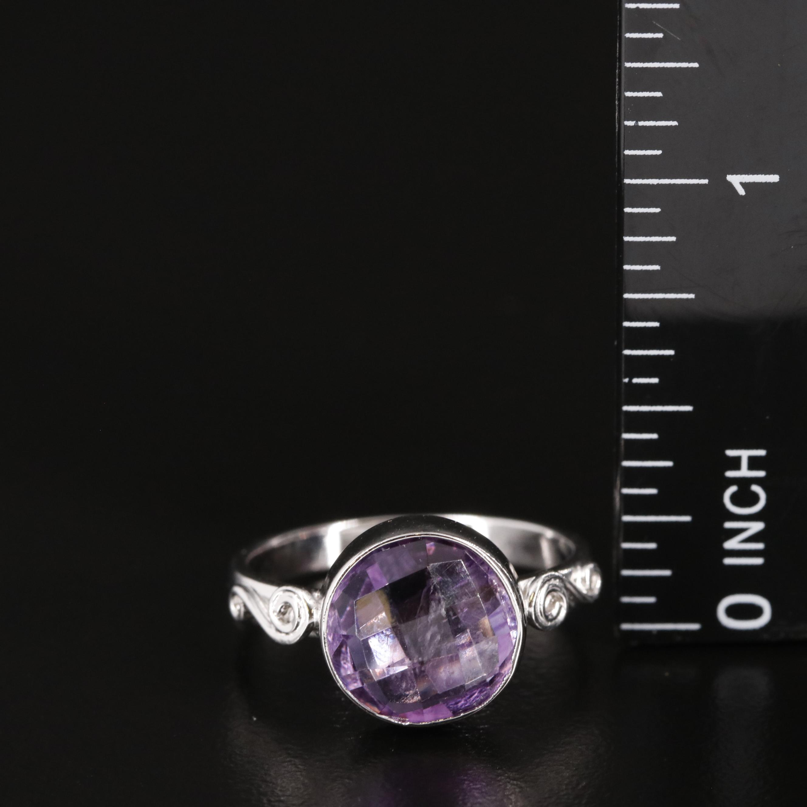 Sterling Amethyst Ring