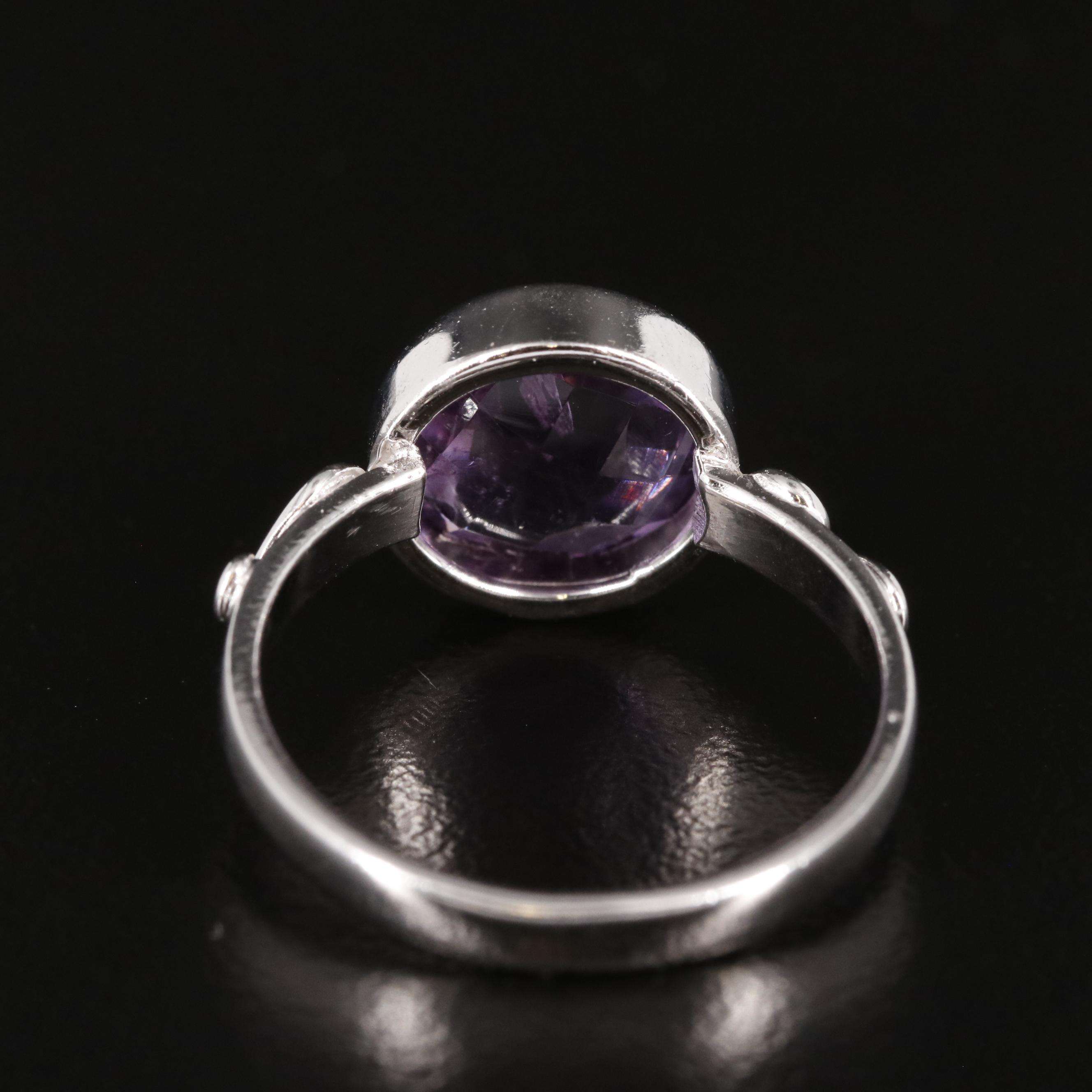 Sterling Amethyst Ring