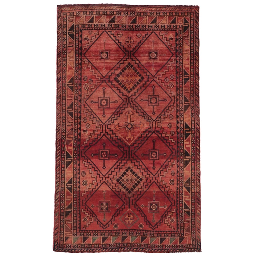 4'8 x 7'10 Hand-Knotted Persian Yalameh Area Rug