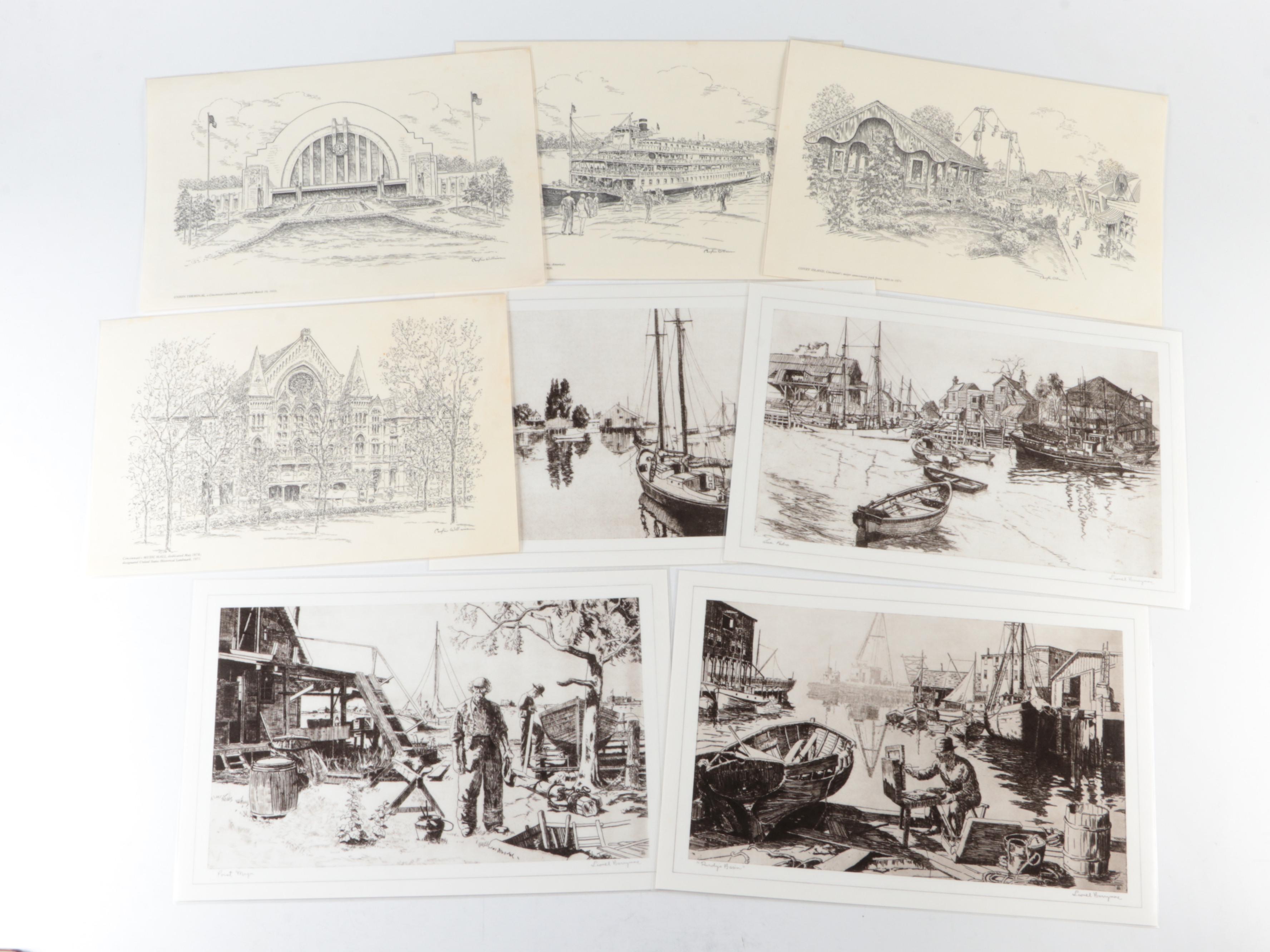 Catstudio Cincinnati Dish Towel with Other Tableware and Décor