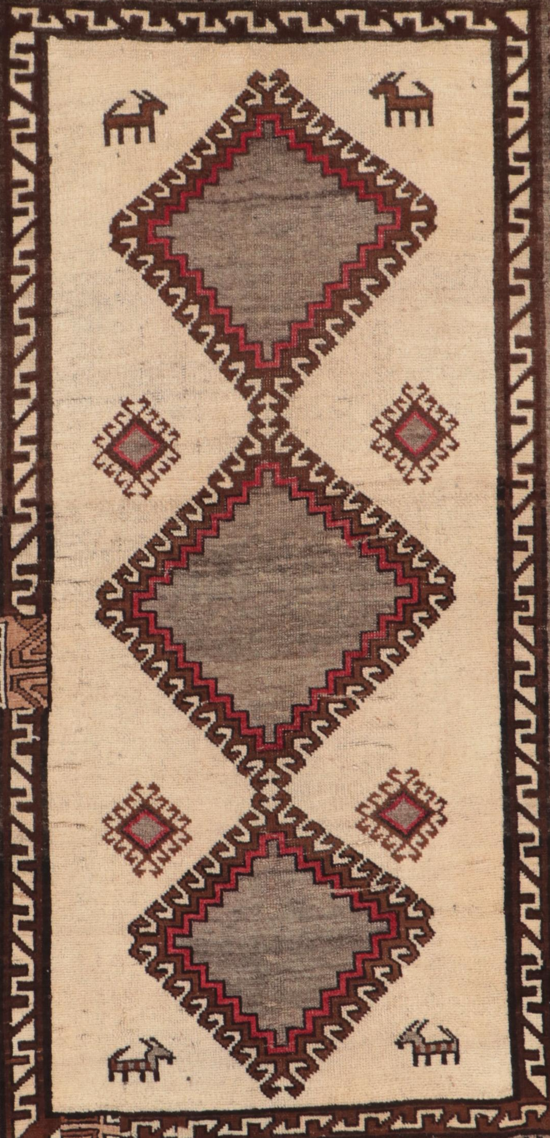3'6 x 6'6 Hand-Knotted Persian Shiraz Area Rug