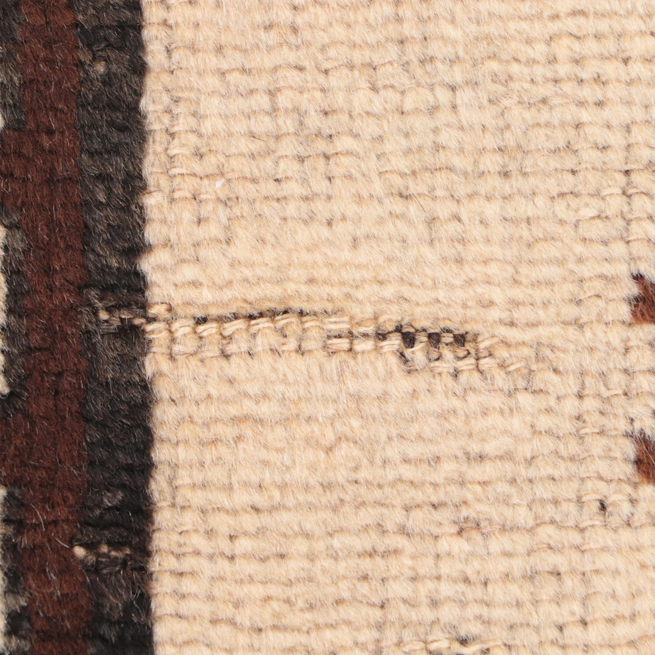 3'6 x 6'6 Hand-Knotted Persian Shiraz Area Rug