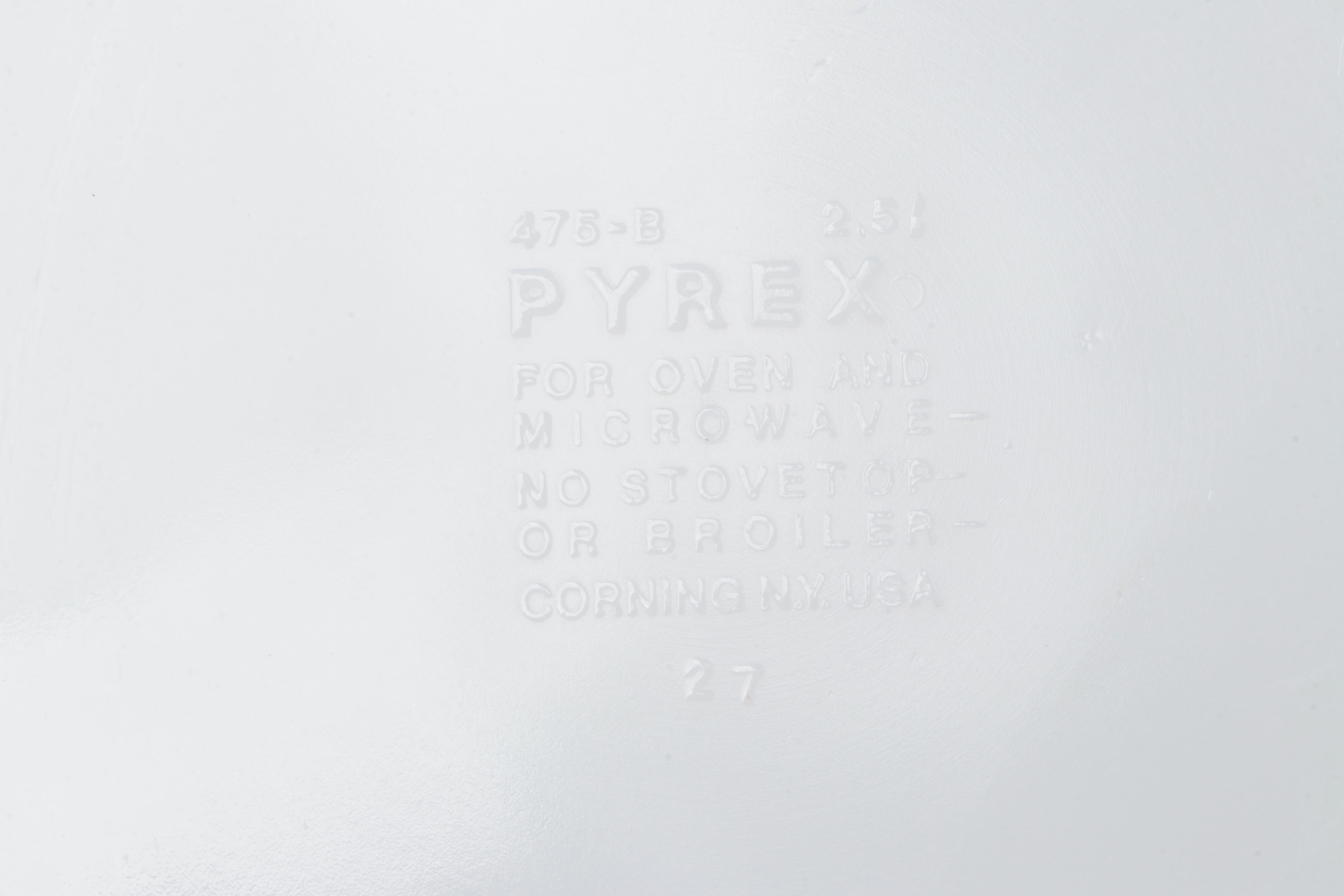 Pyrex "Colonial Mist" Nesting Casserole Set, Late 20th Century