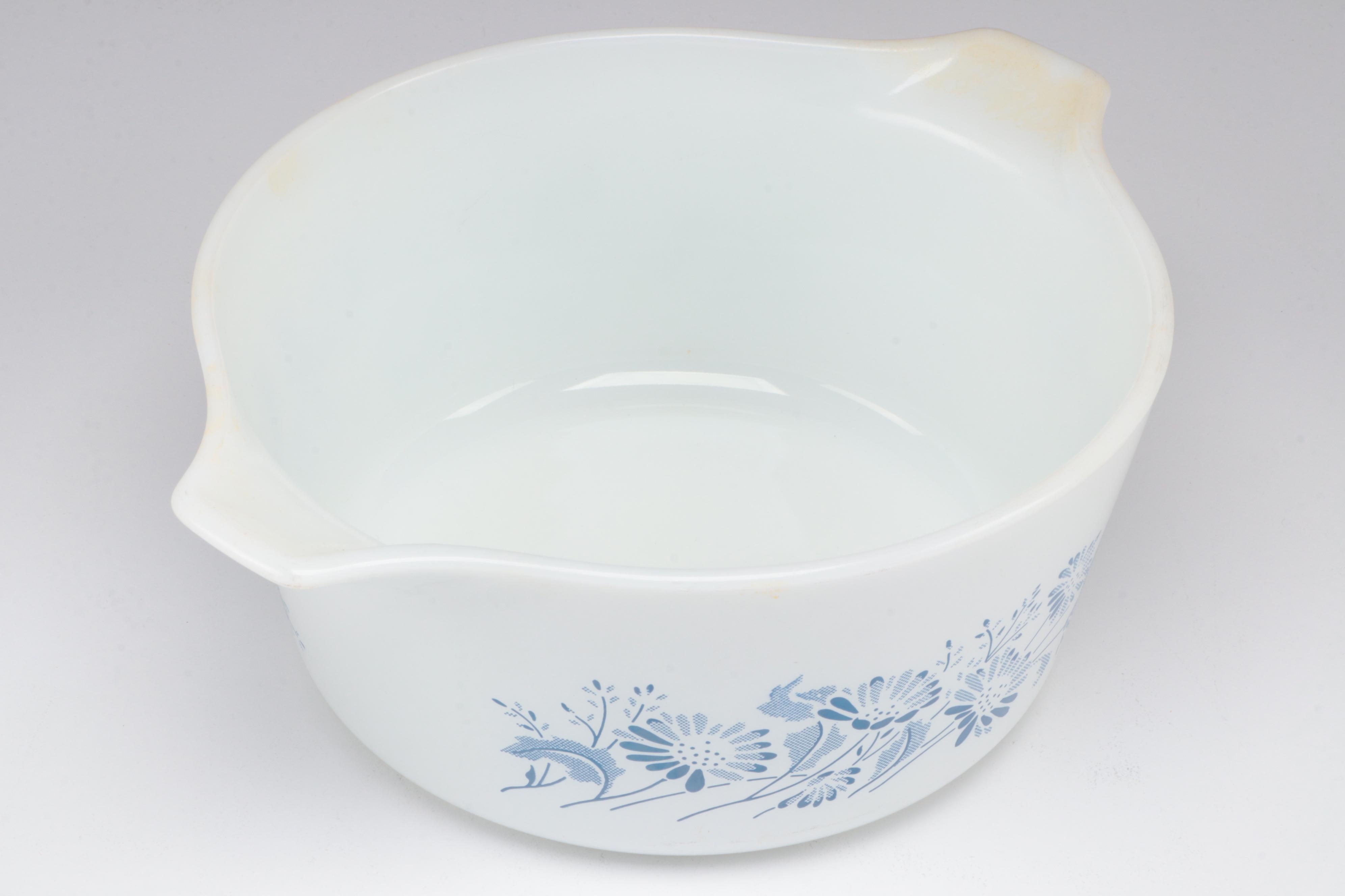Pyrex "Colonial Mist" Nesting Casserole Set, Late 20th Century