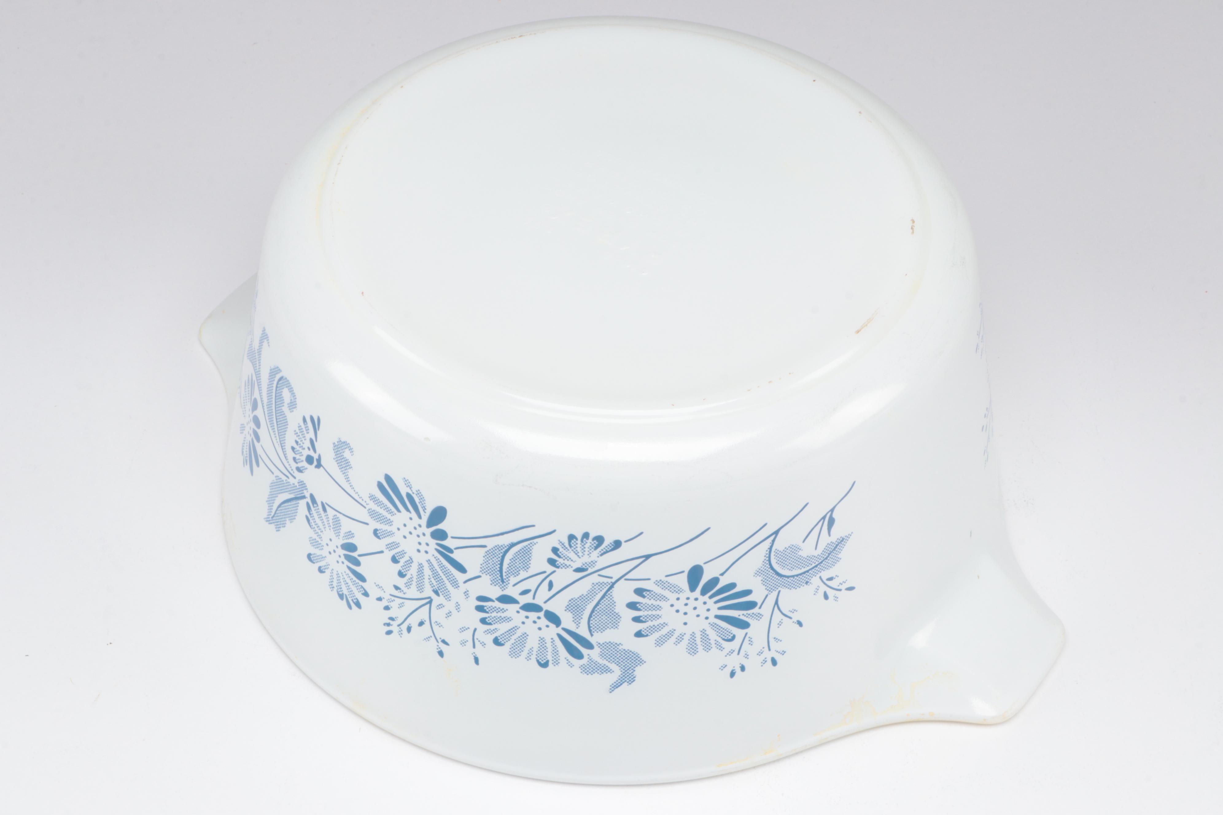Pyrex "Colonial Mist" Nesting Casserole Set, Late 20th Century