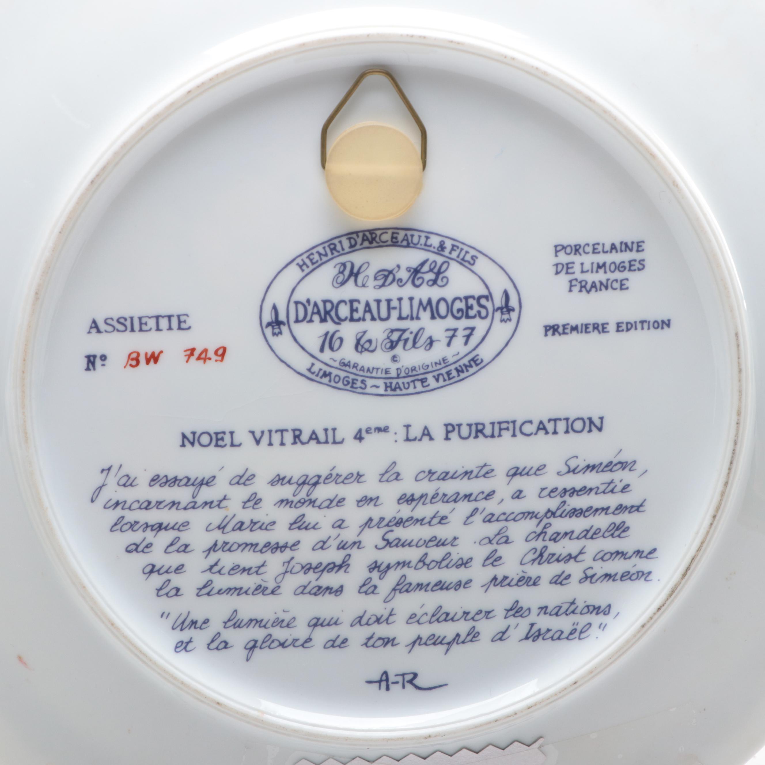 Holiday Collector Plates Including "The Holy Family"